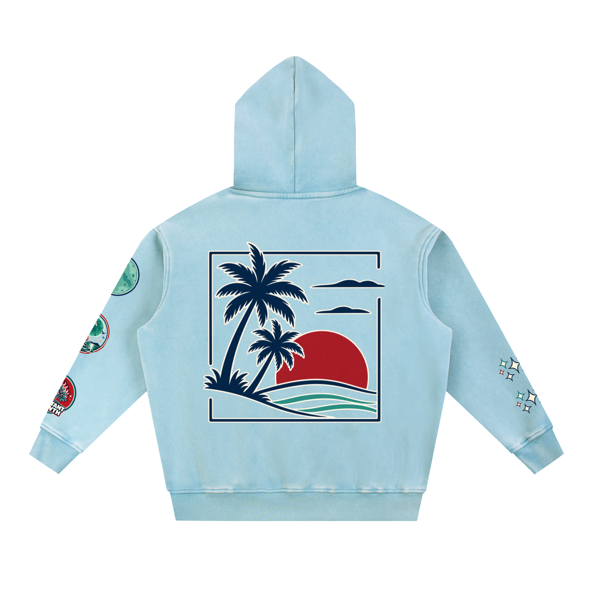 Konstant Growth Vintage — Snow Wash Fleece Oversize Hoodie