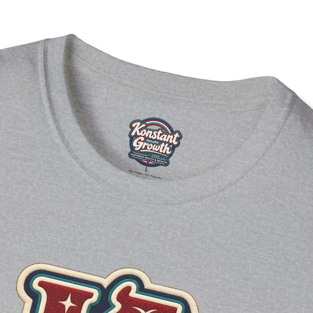 Eclipse Crest T-Shirt — Vintage Floral KG Logo