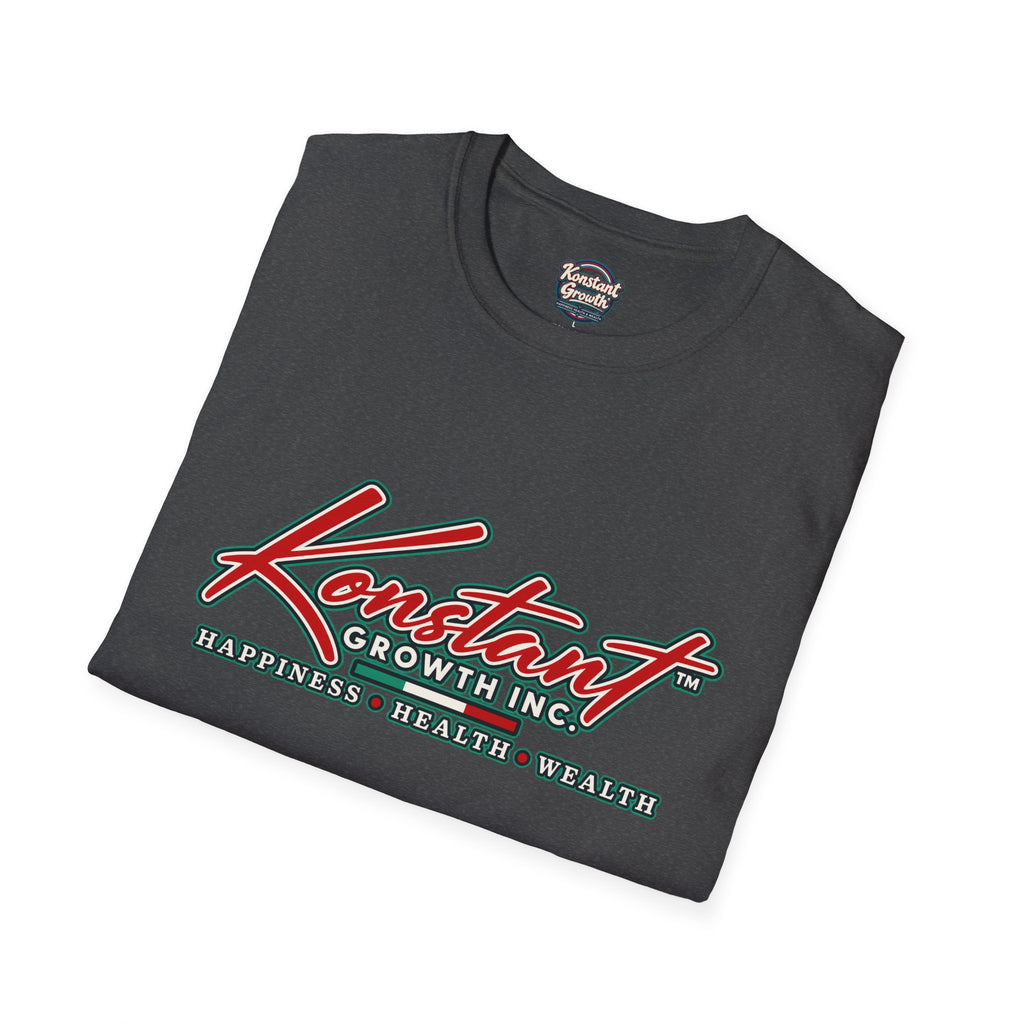 Konstant Growth 'Happiness Wealth Wealth' Graphic T-Shirt