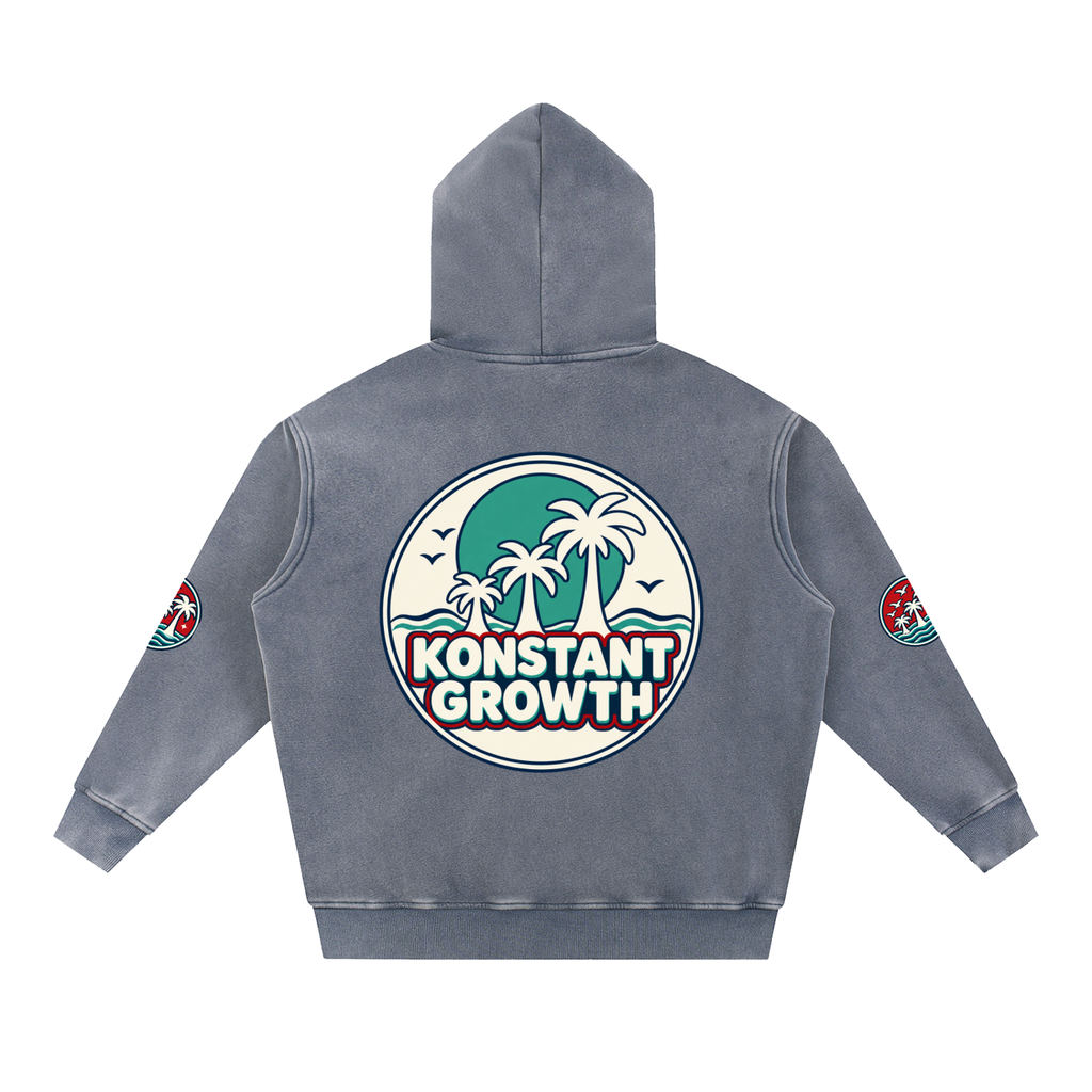 Snow Wash Fleece Oversize Hoodie ODMPOD