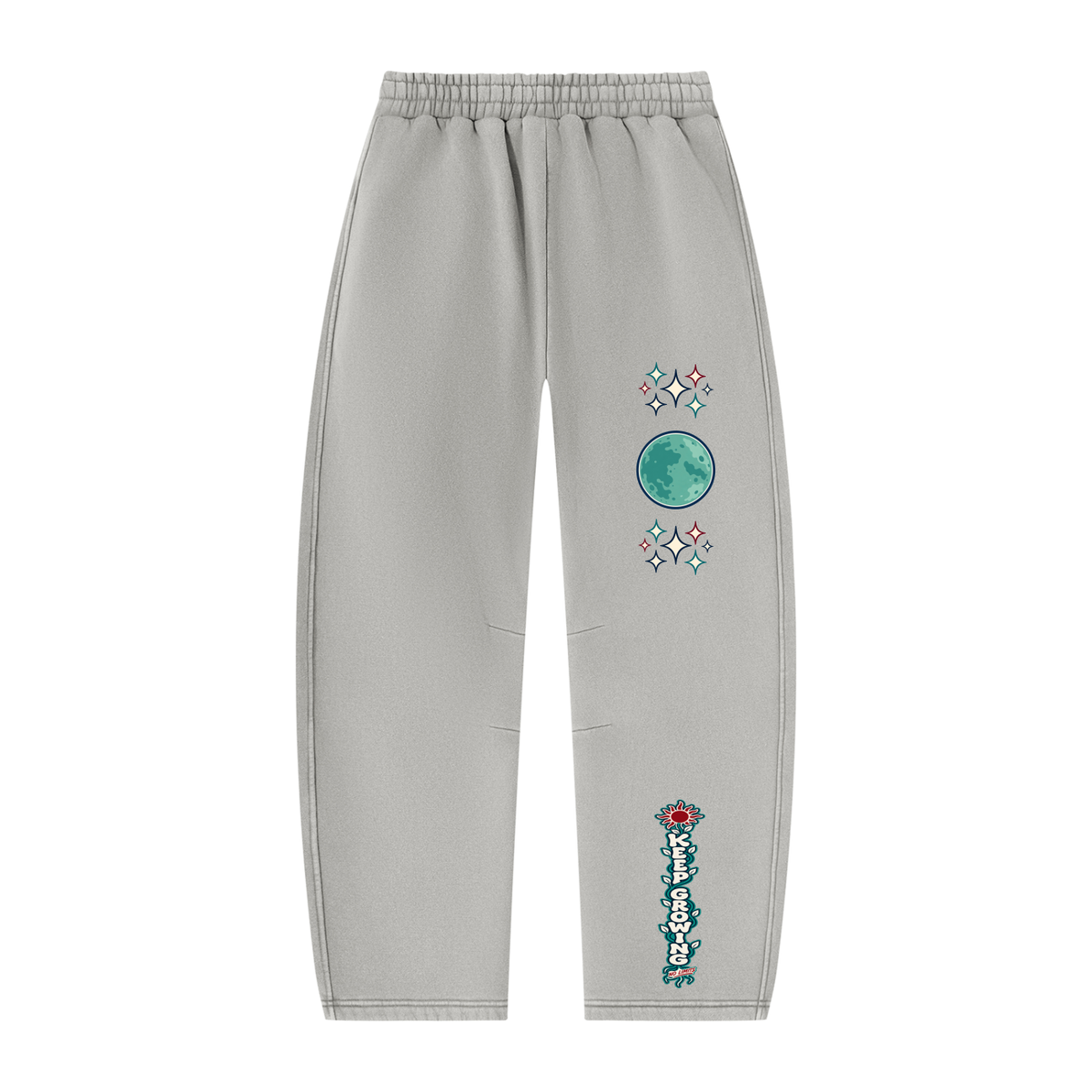 Konstant Growth Vintage — Unisex Vintage Wash Barrel Leg Fleece Sweatpants