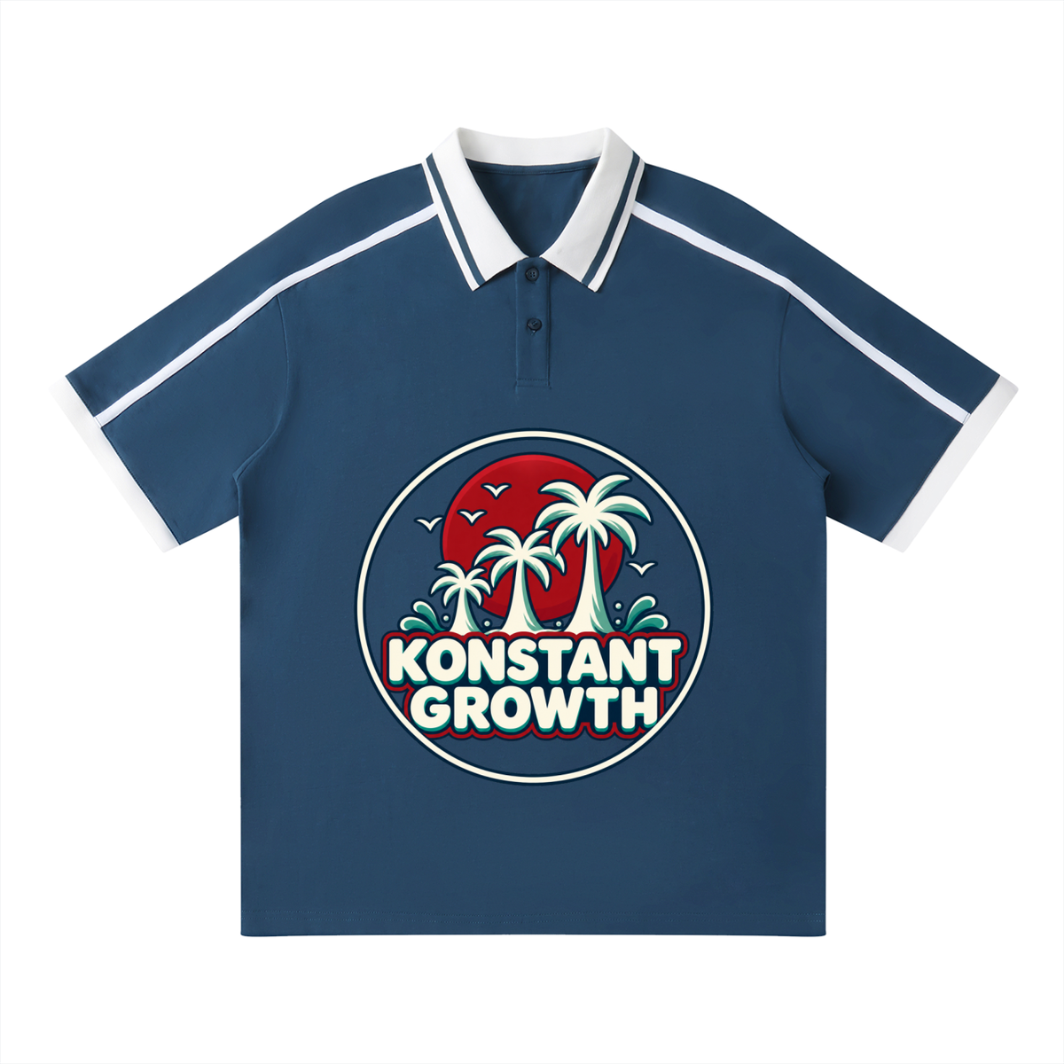 Unisex Contrast Piping Polo Shirt ODMPOD
