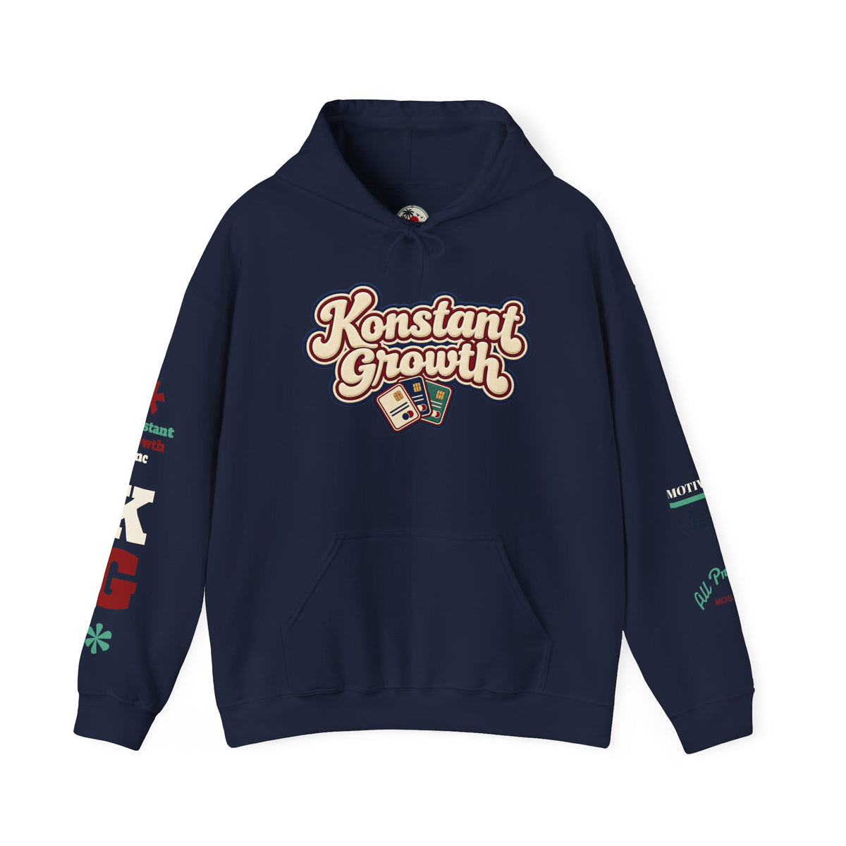 Konstant Growth Hoodie — Retro Palm Tree Graphic Sweatshirt