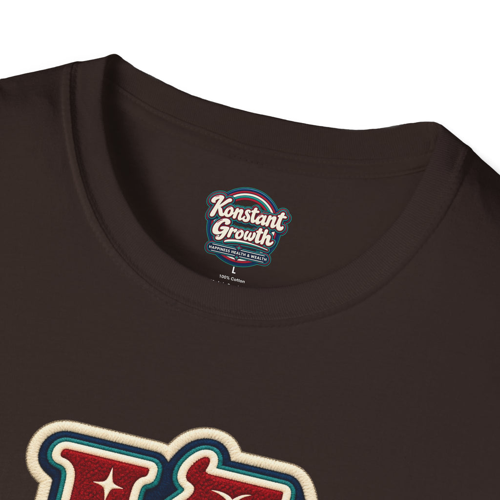 Eclipse Crest T-Shirt — Vintage Floral KG Logo