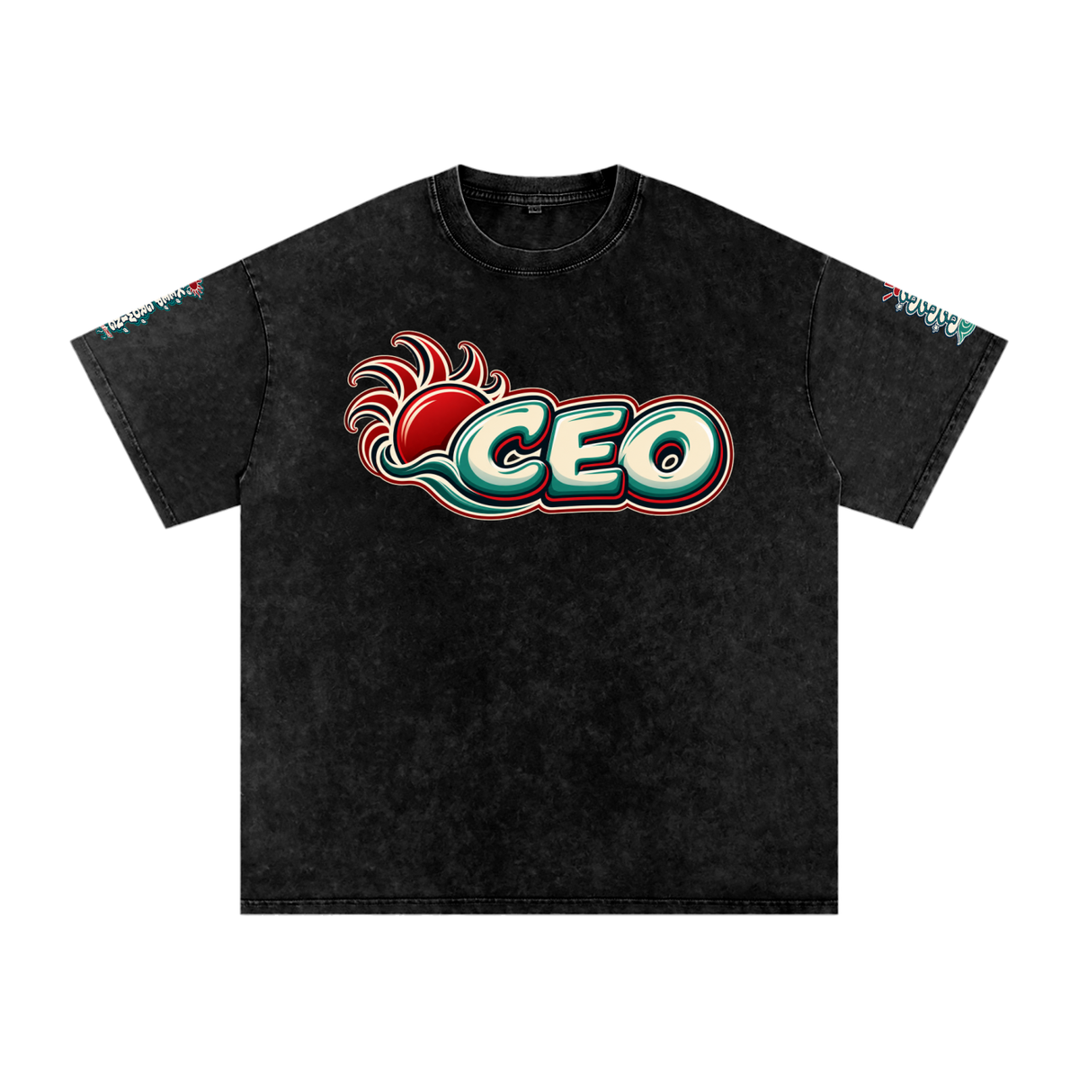 Konstant Growth Vintage — Snow-Washed Oversized Cotton Tee — Edition I ODMPOD