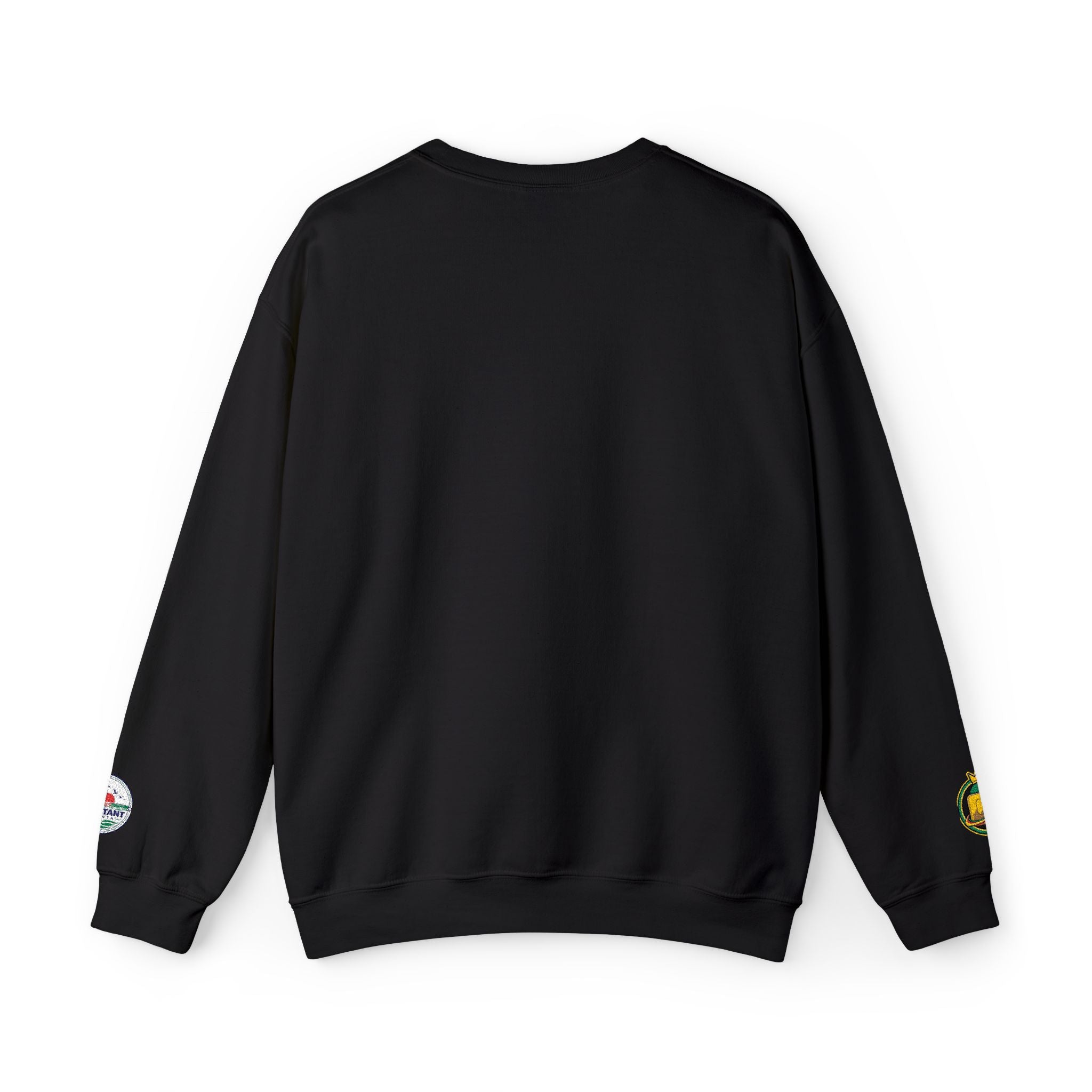 Content Creator Sweatshirt | Embroidered Script Logo, White Crewneck