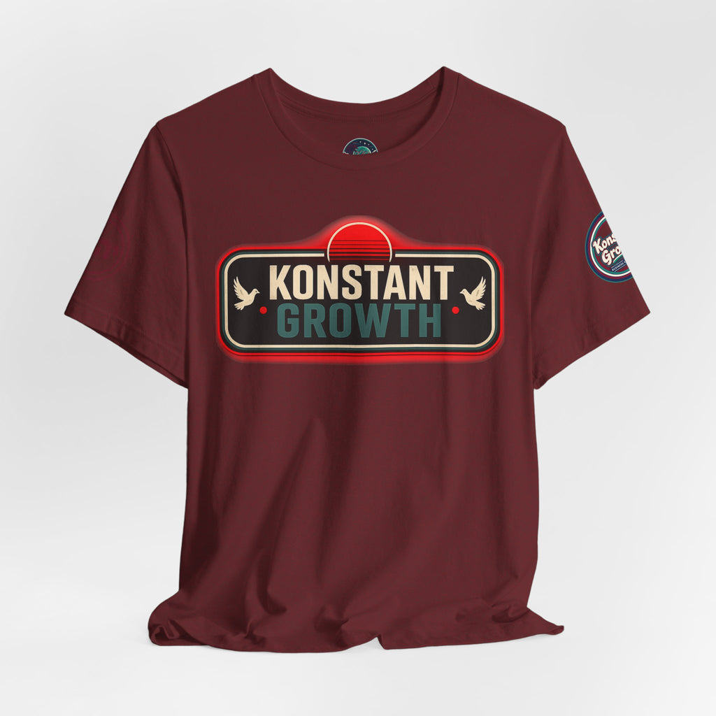 Konstant Growth Logo Tee | Joshua 1:9 Inspirational Fear Of Yahweh