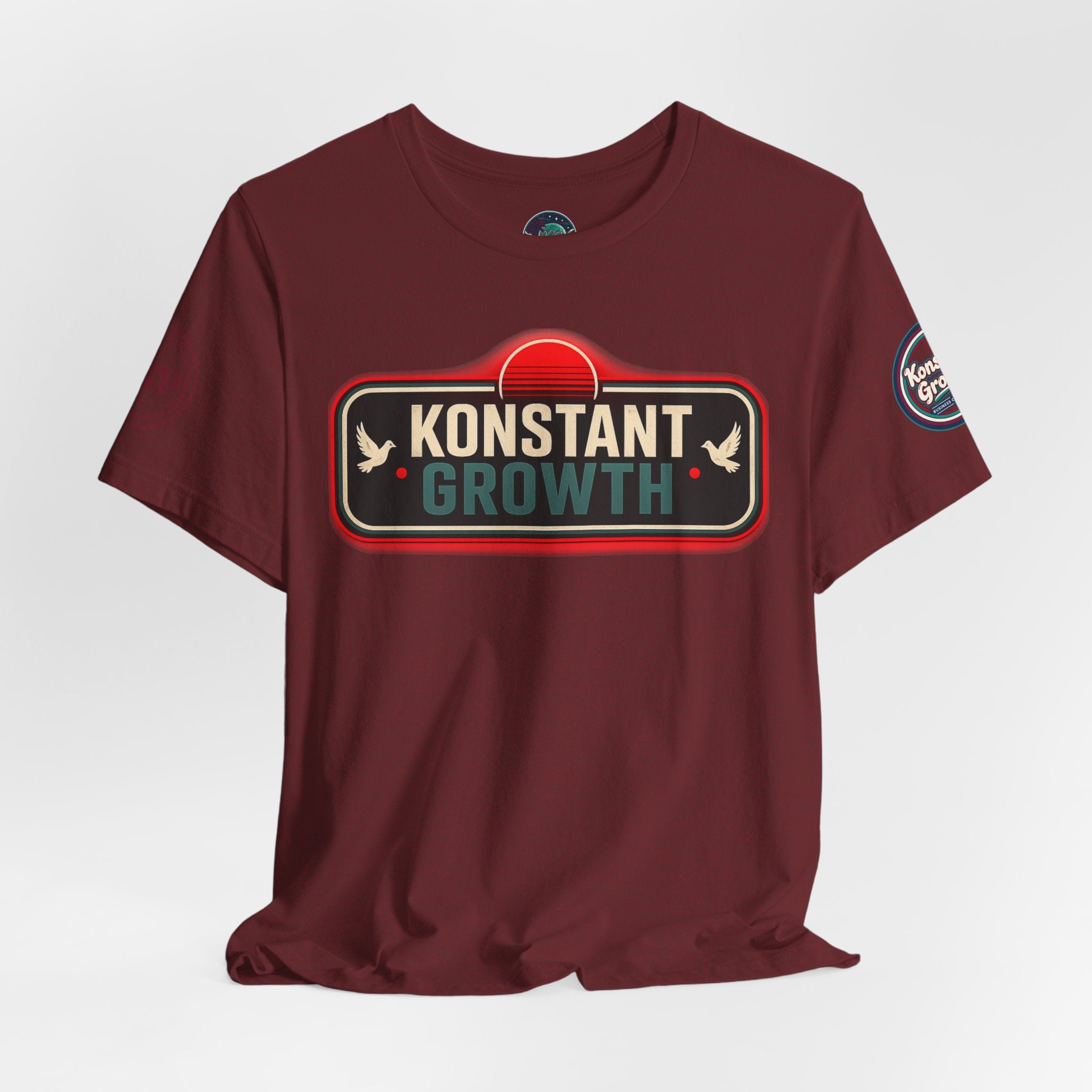 Konstant Growth Logo Tee | Joshua 1:9 Inspirational Fear Of Yahweh