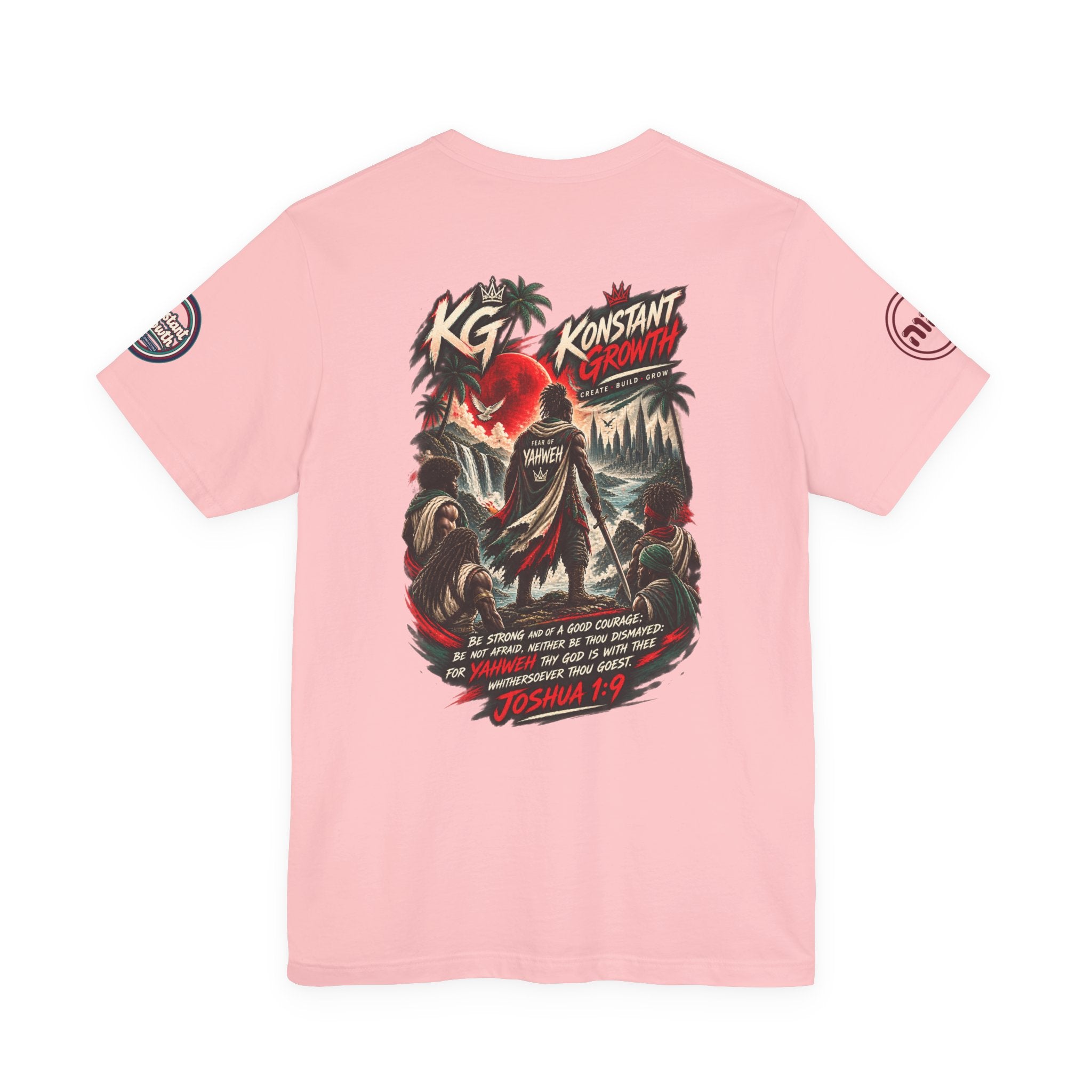 Konstant Growth Logo Tee | Joshua 1:9 Inspirational Fear Of Yahweh