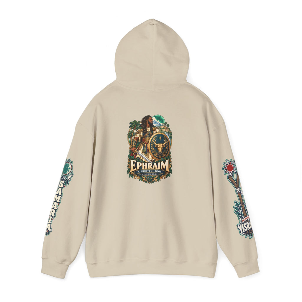 Ephraim Hoodie — Vintage Crest Graphic Hooded Sweatshirt