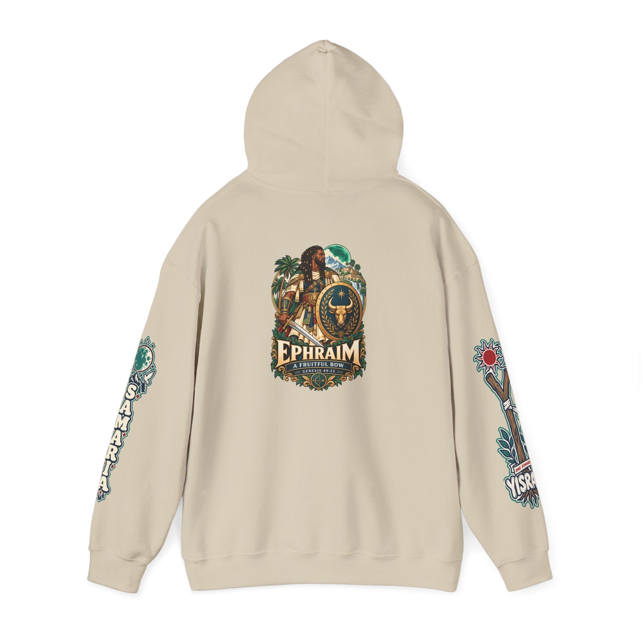 Ephraim Hoodie — Vintage Crest Graphic Hooded Sweatshirt