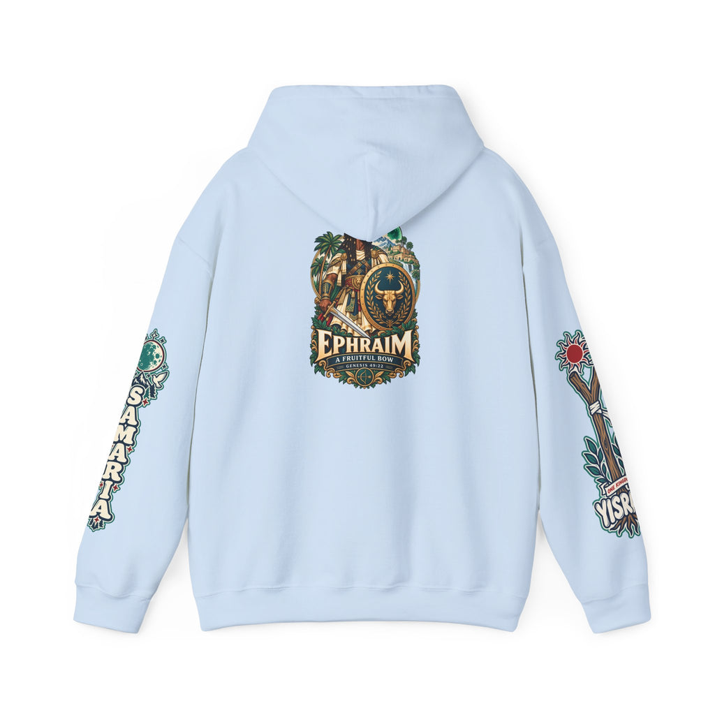 Ephraim Hoodie — Vintage Crest Graphic Hooded Sweatshirt