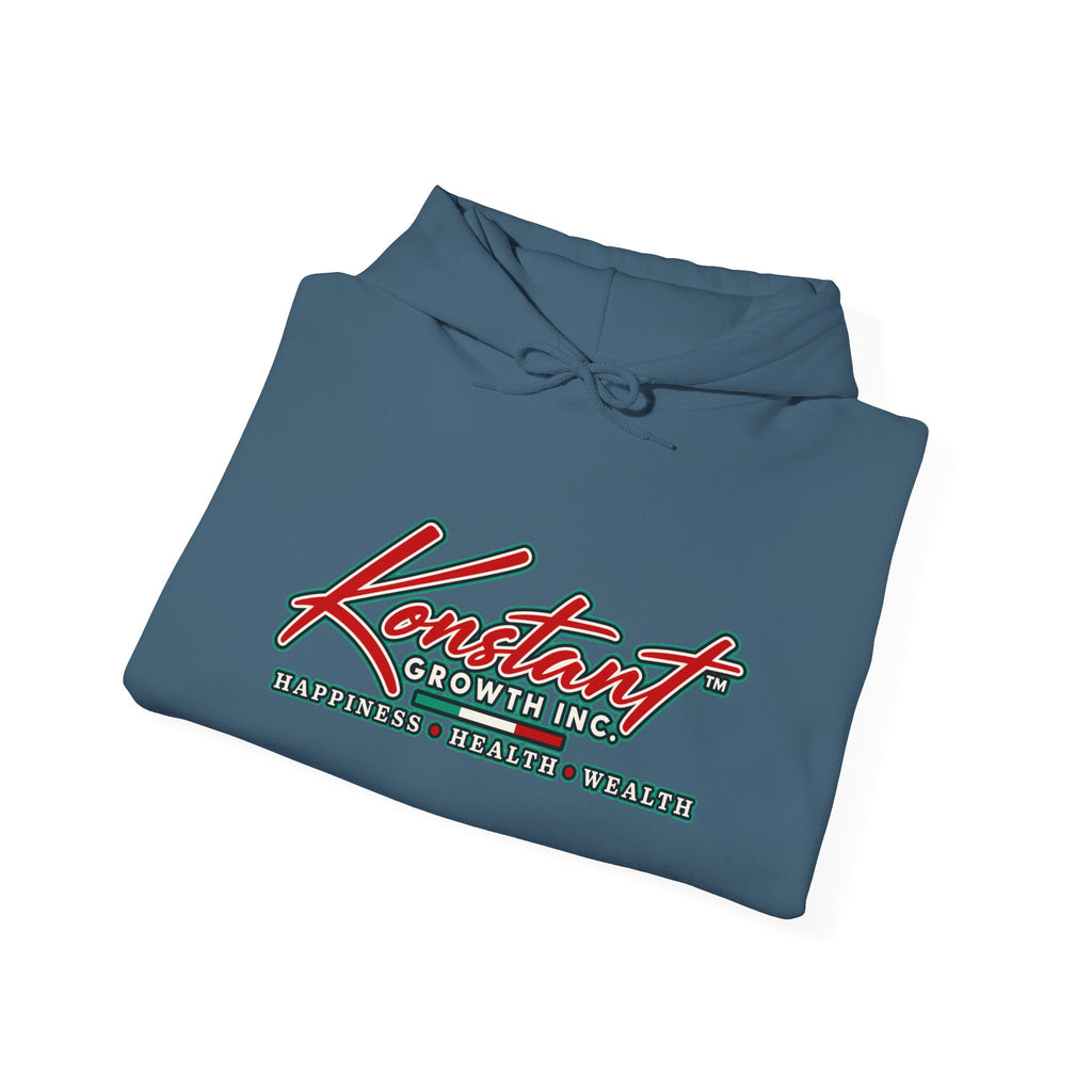 Tropical Graphic Hoodie — "Konstant Growth" Sunset Beach Pullover