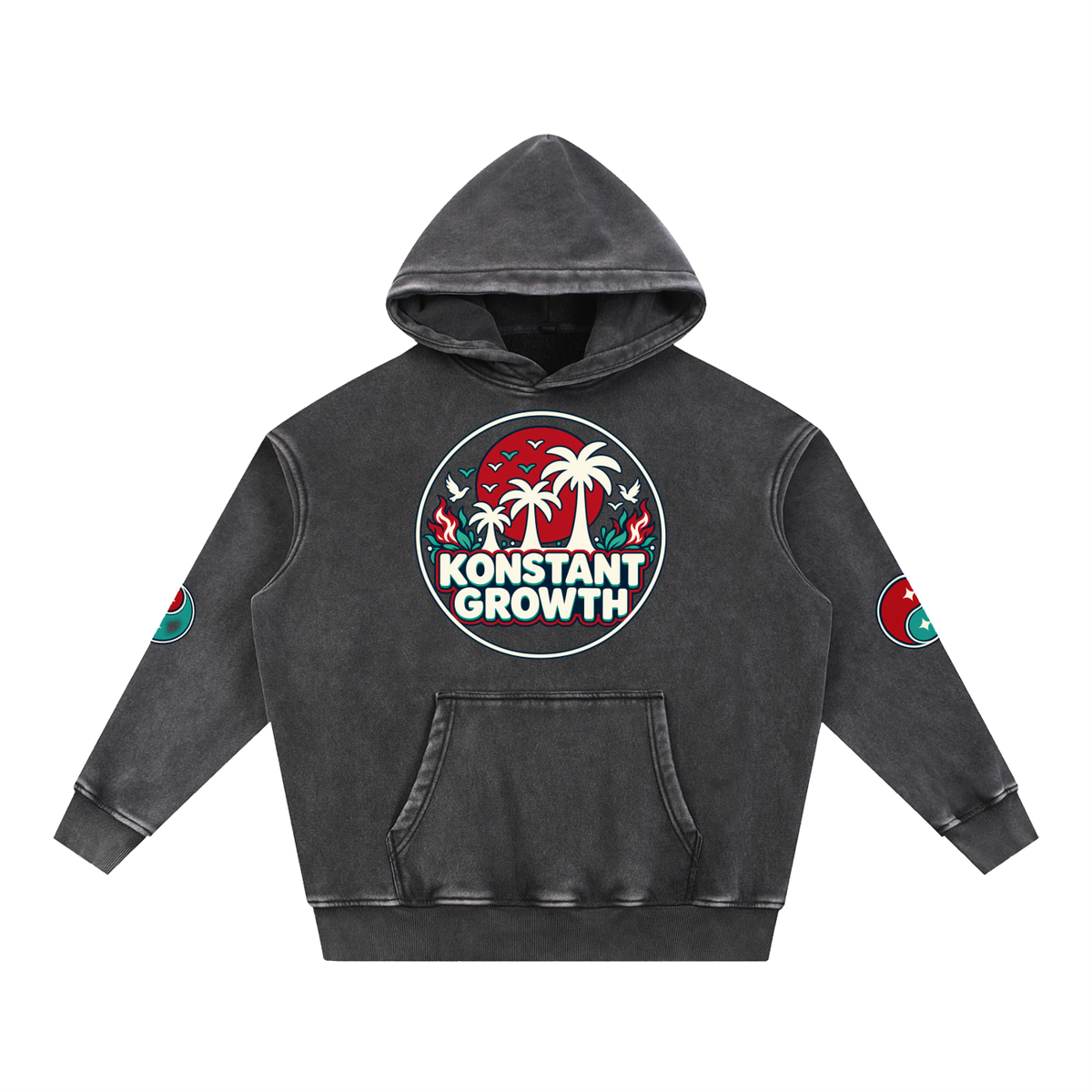 Snow Wash Fleece Oversize Hoodie ODMPOD