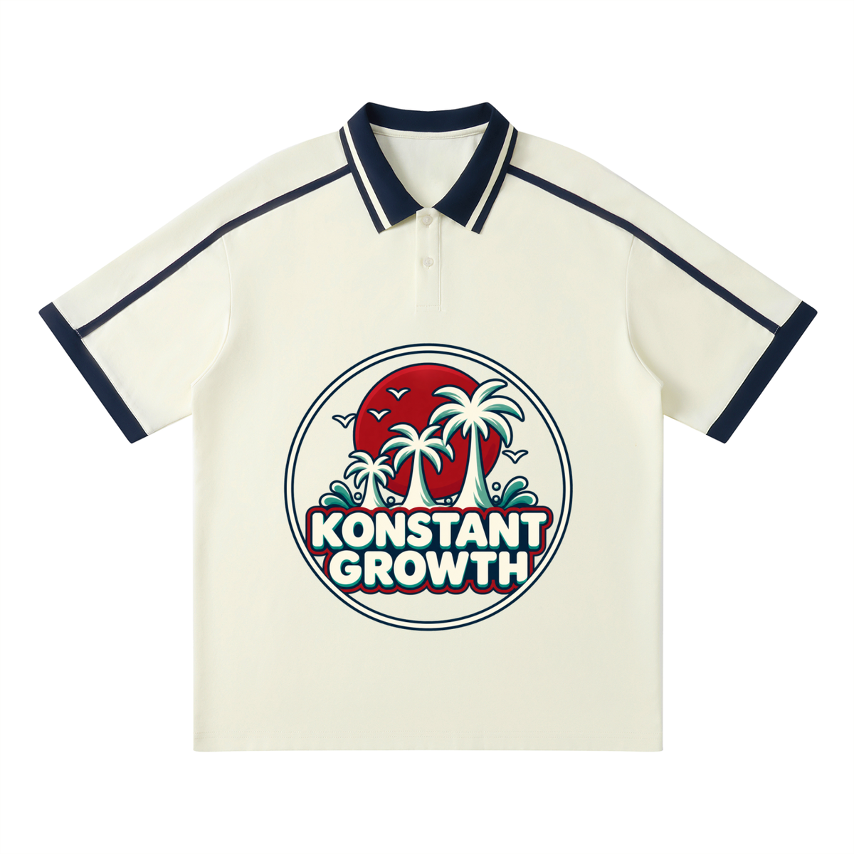 Unisex Contrast Piping Polo Shirt ODMPOD