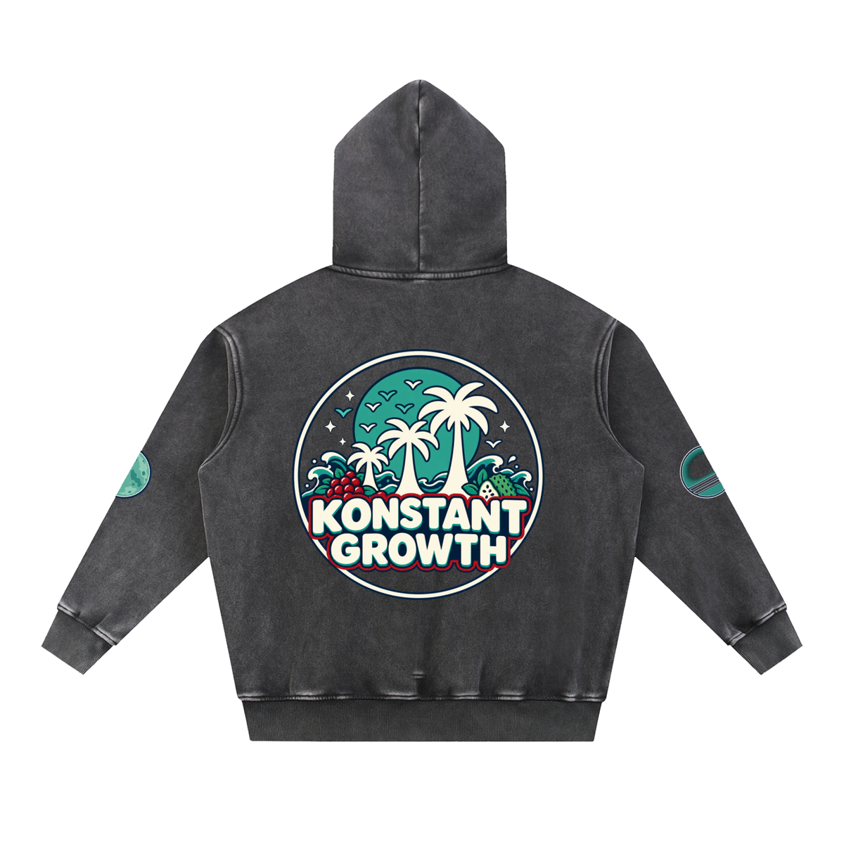 Snow Wash Fleece Oversize Hoodie ODMPOD