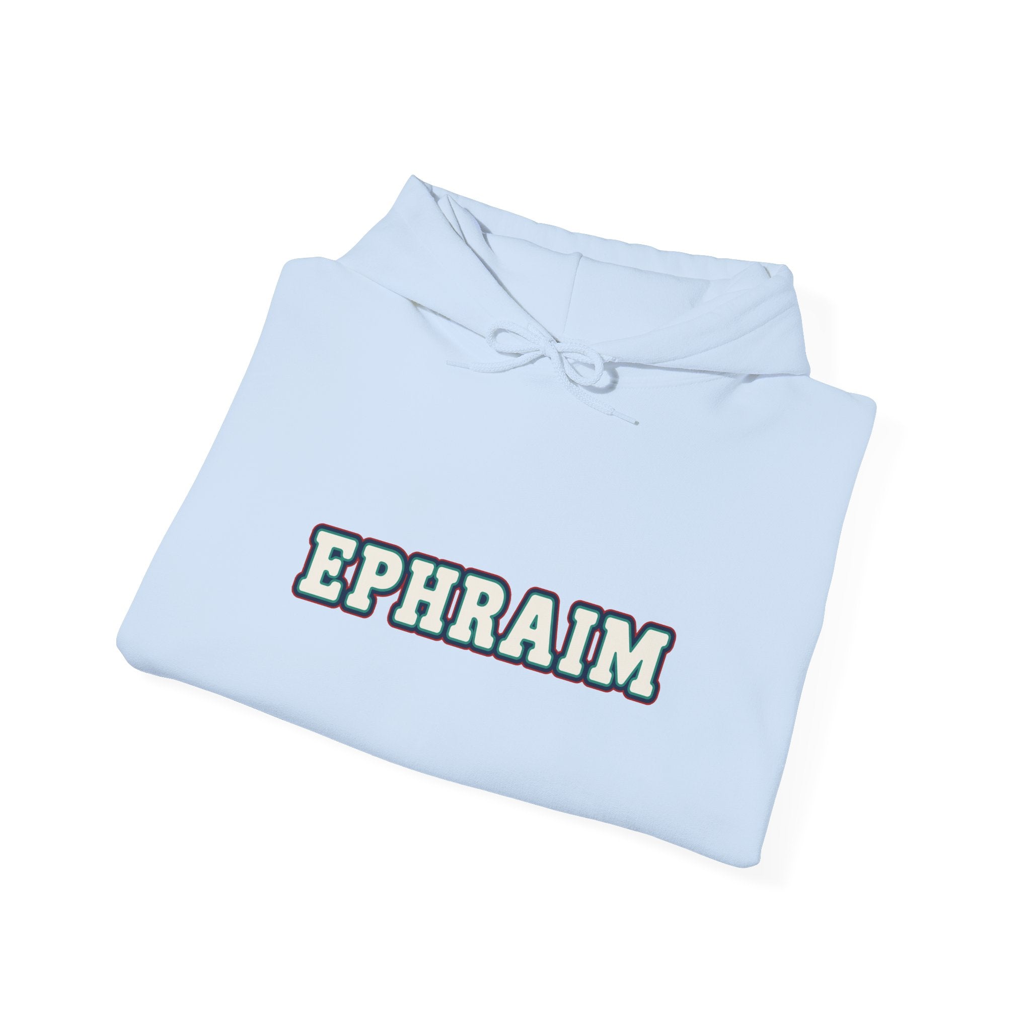 Ephraim Hoodie — Vintage Crest Graphic Hooded Sweatshirt