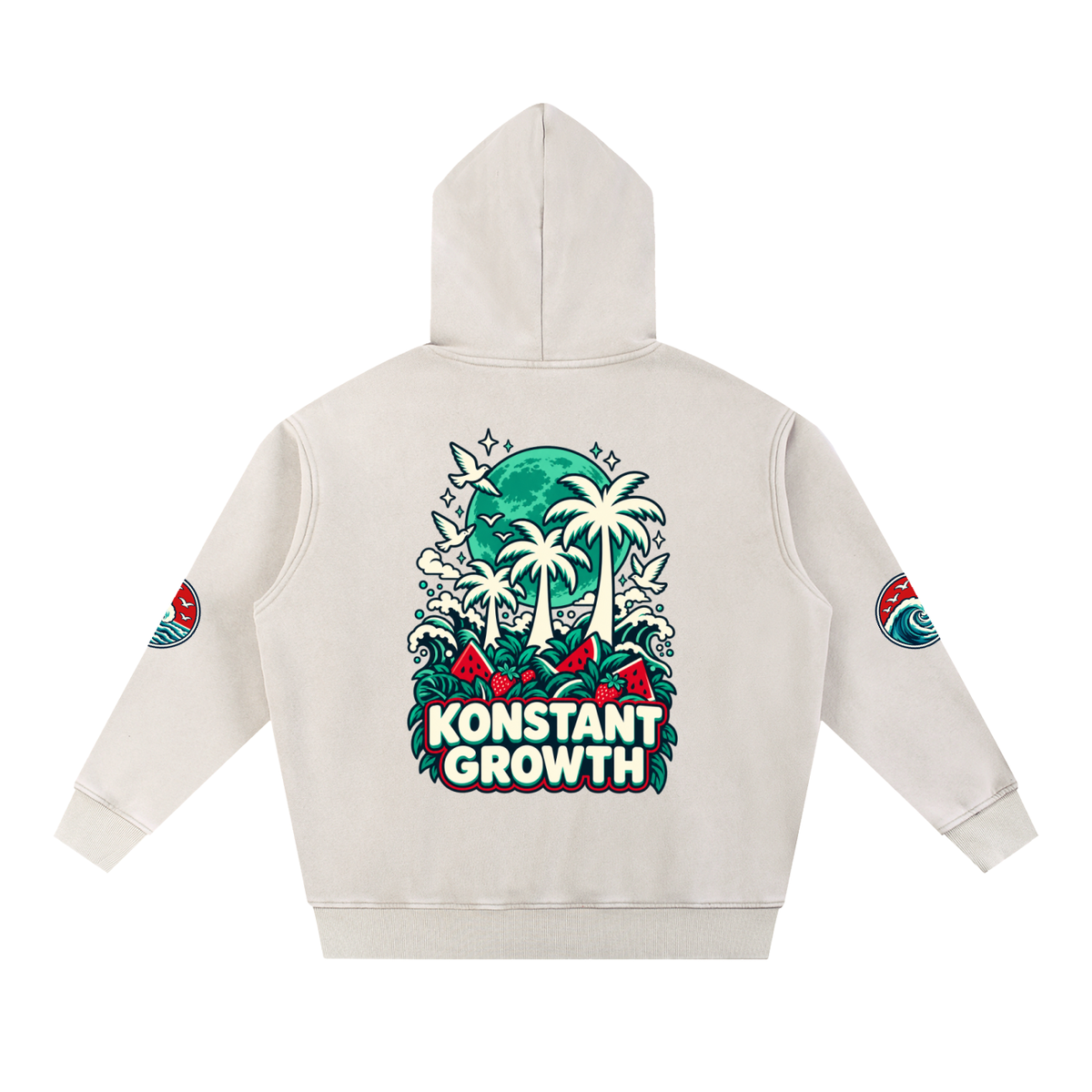 Snow Wash Fleece Oversize Hoodie ODMPOD