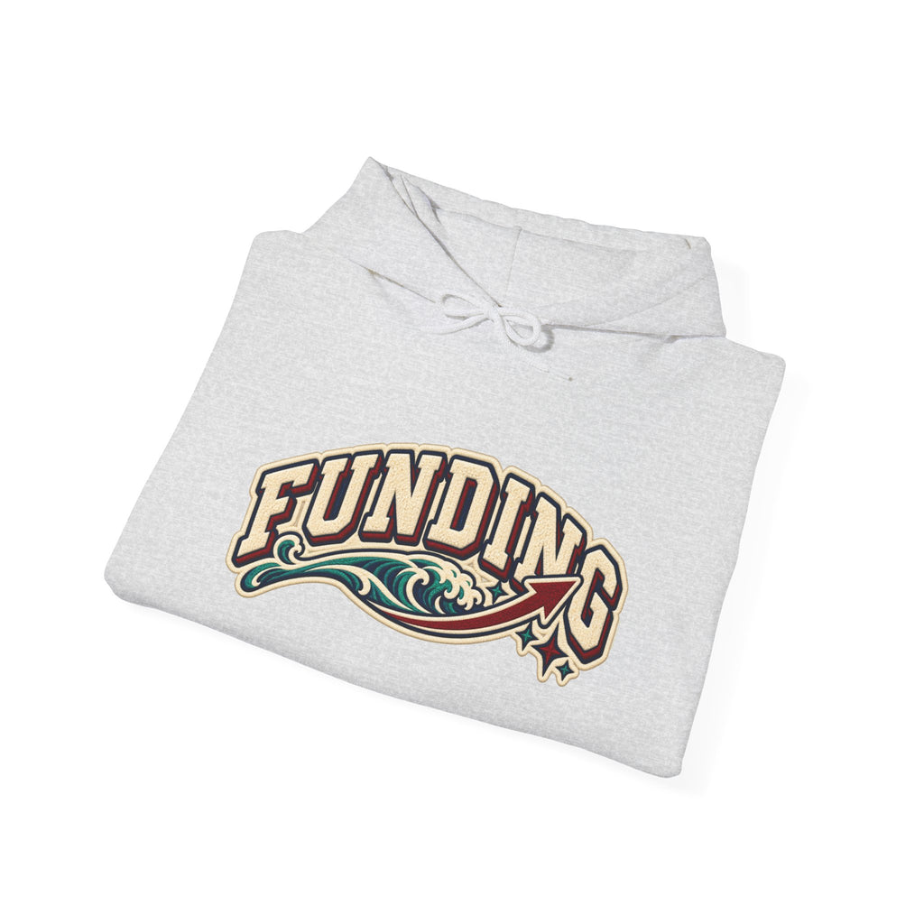 Funding Crewneck Hoodie — "Clean Build Fund" Graphic Pullover