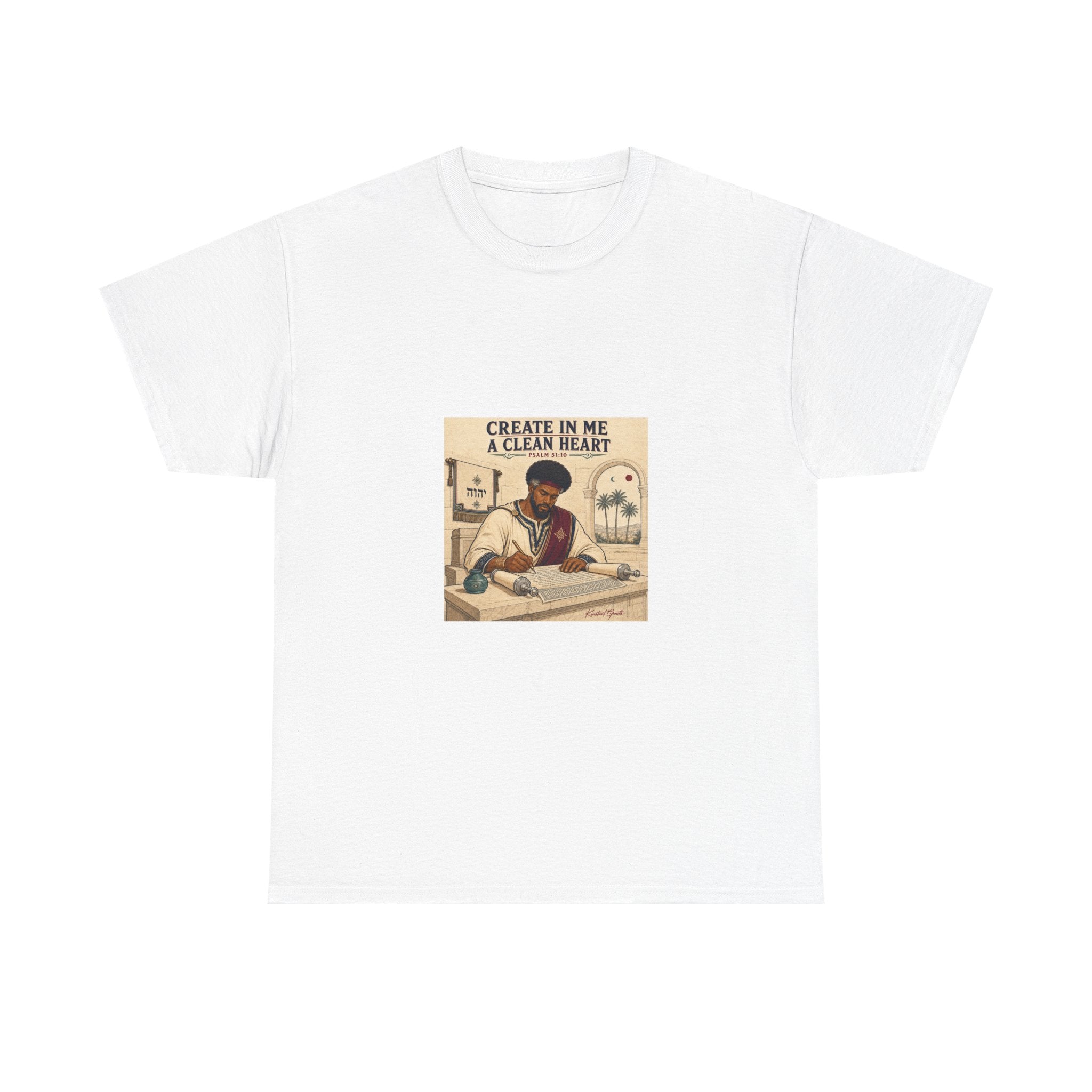 Create in Me a Clean Heart — David Collection Heavy Cotton Tee