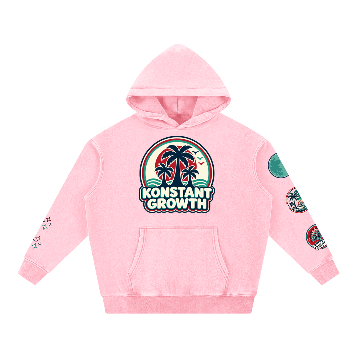 Konstant Growth Vintage — Snow-Wash Fleece Hoodie — Edition I ODMPOD