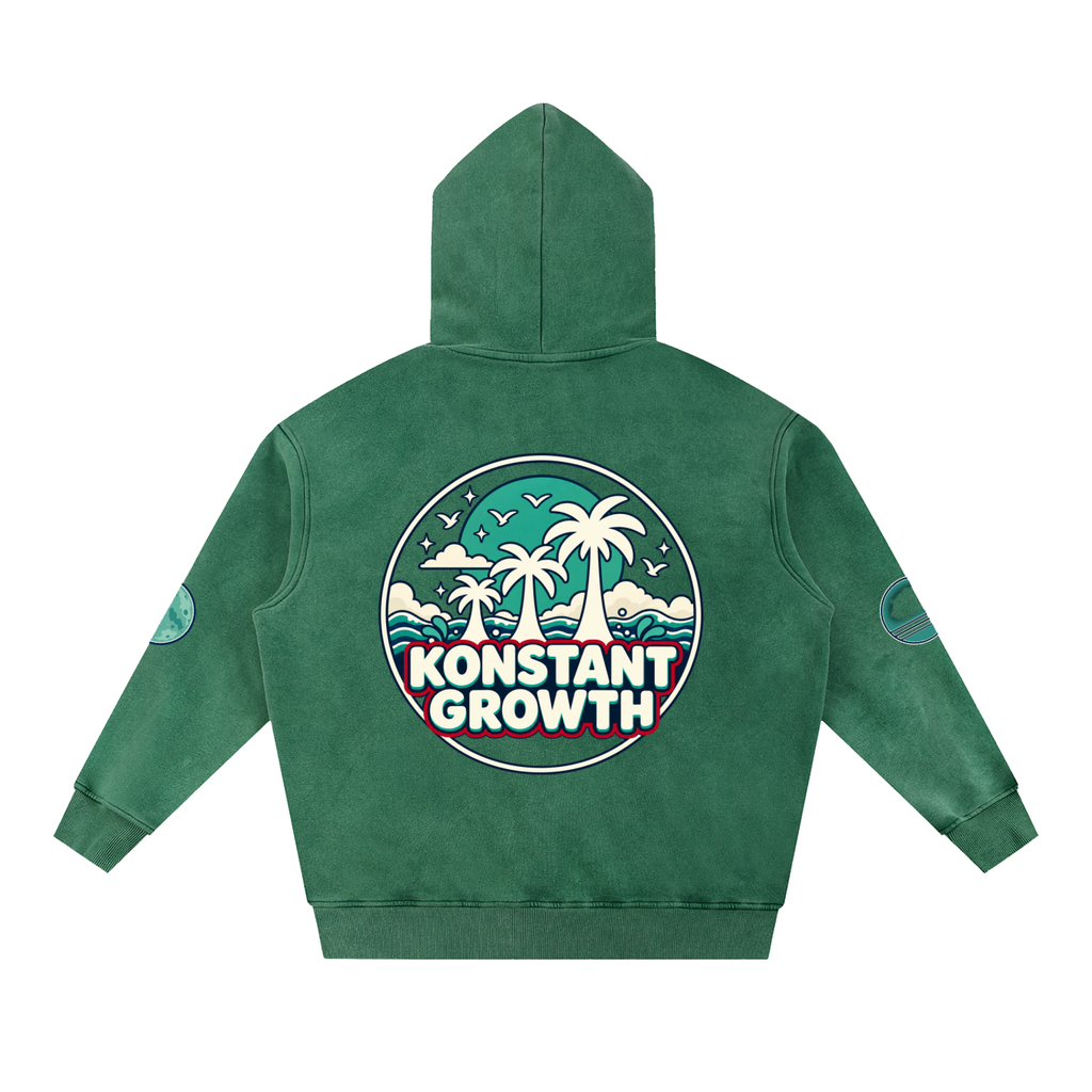 Snow Wash Fleece Oversize Hoodie ODMPOD