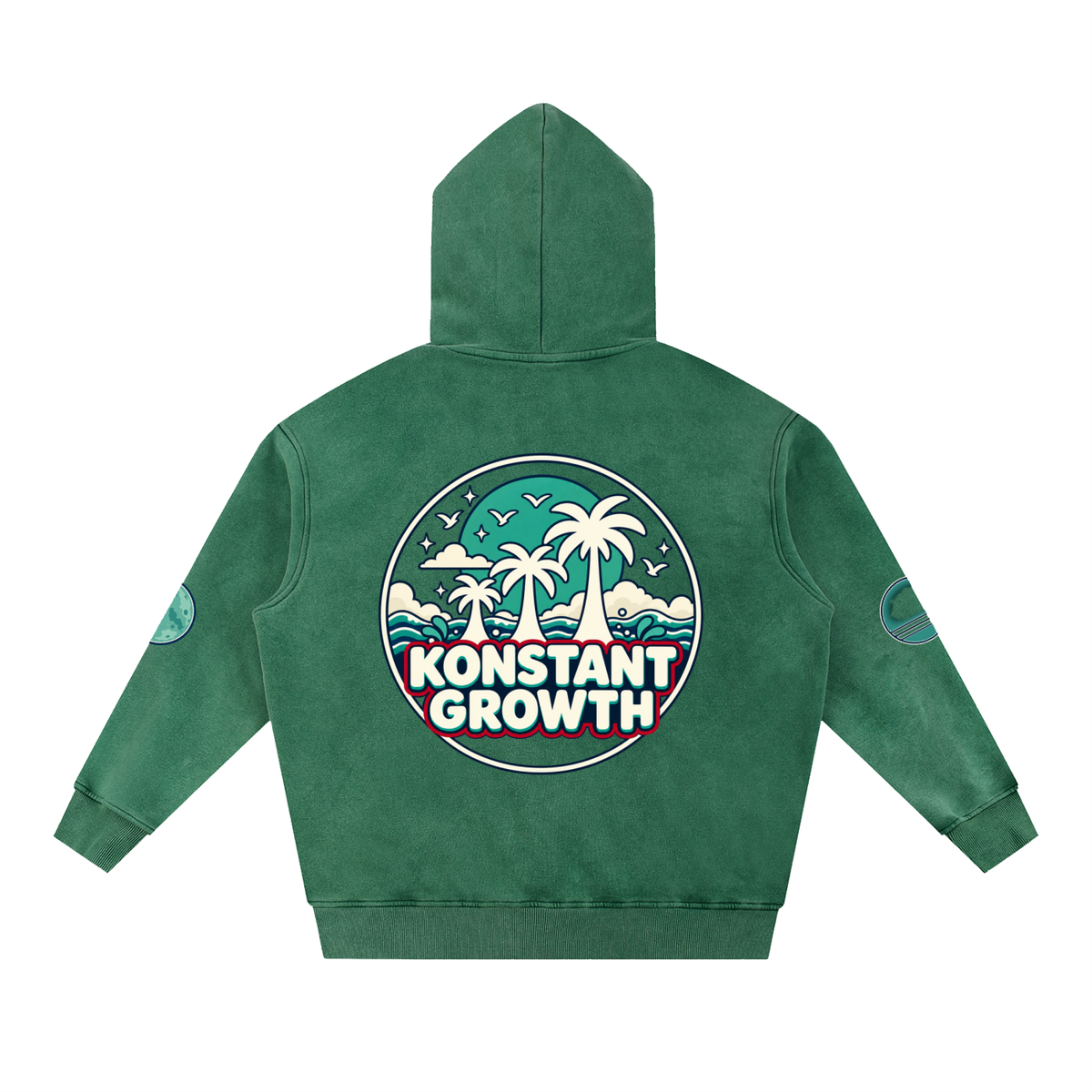 Snow Wash Fleece Oversize Hoodie ODMPOD