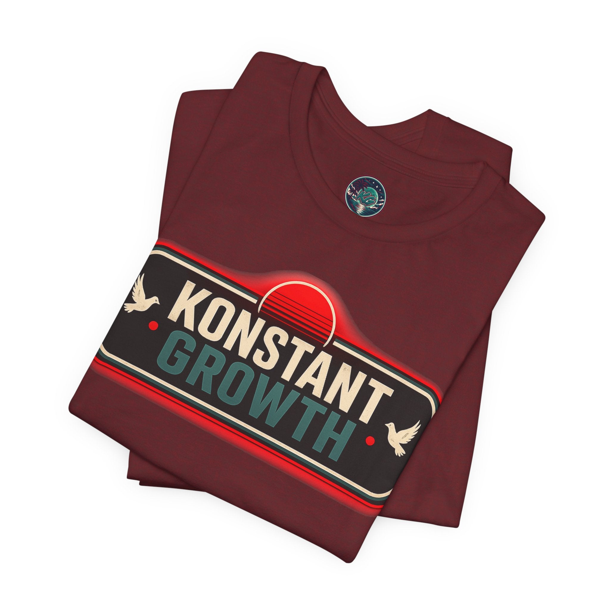 Konstant Growth Logo Tee | Joshua 1:9 Inspirational Fear Of Yahweh