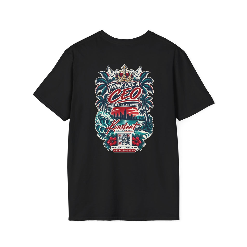 Think Like a CEO T-Shirt — Konstant Growth Motivational Graphic Tee