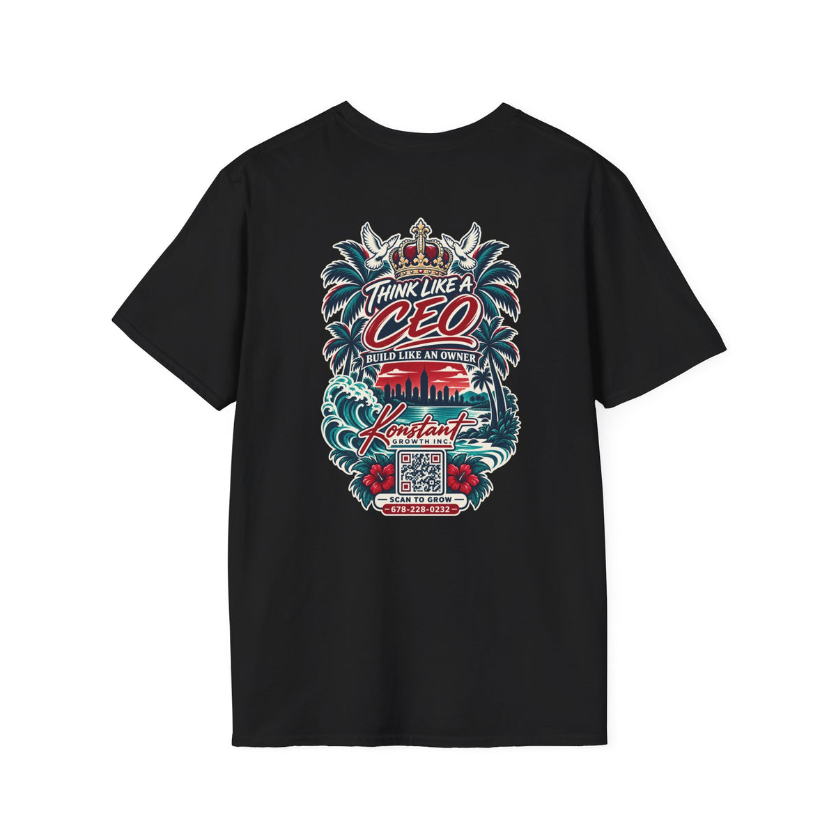 Think Like a CEO T-Shirt — Konstant Growth Motivational Graphic Tee