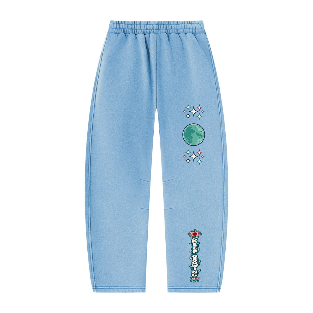 Konstant Growth Vintage — Unisex Vintage Wash Barrel Leg Fleece Sweatpants