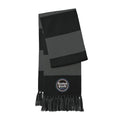 Konstant Growth Striped Spectator Scarf, Embroidered Crest Scarf | Team Colors