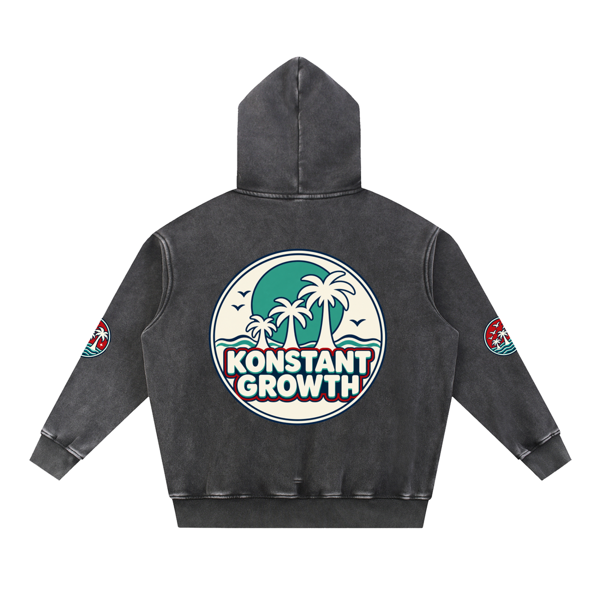 Snow Wash Fleece Oversize Hoodie ODMPOD