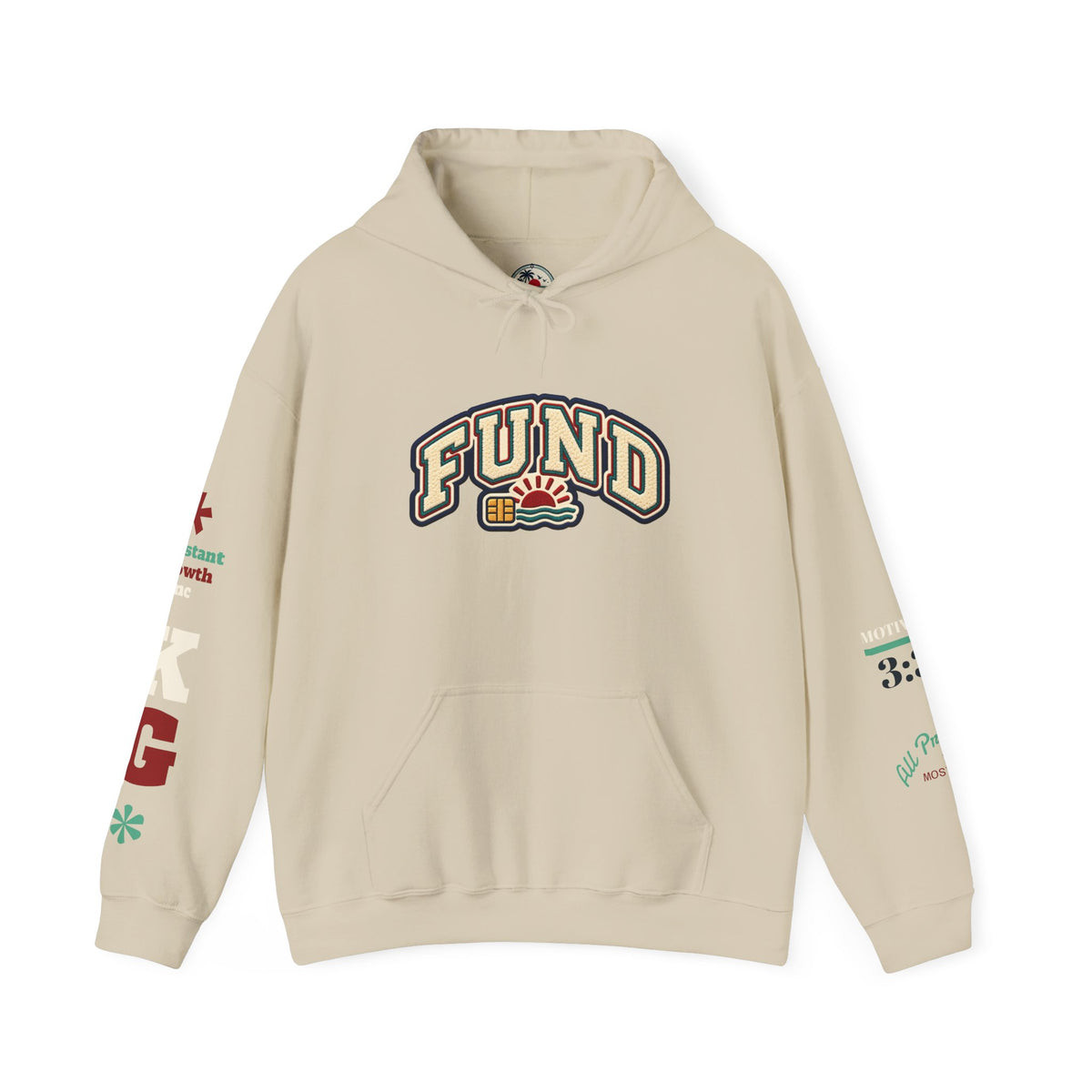 Copy of Hoodie - 'Divine Love' Graphic Hoodie with Vintage Bird & Floral Back Artwork