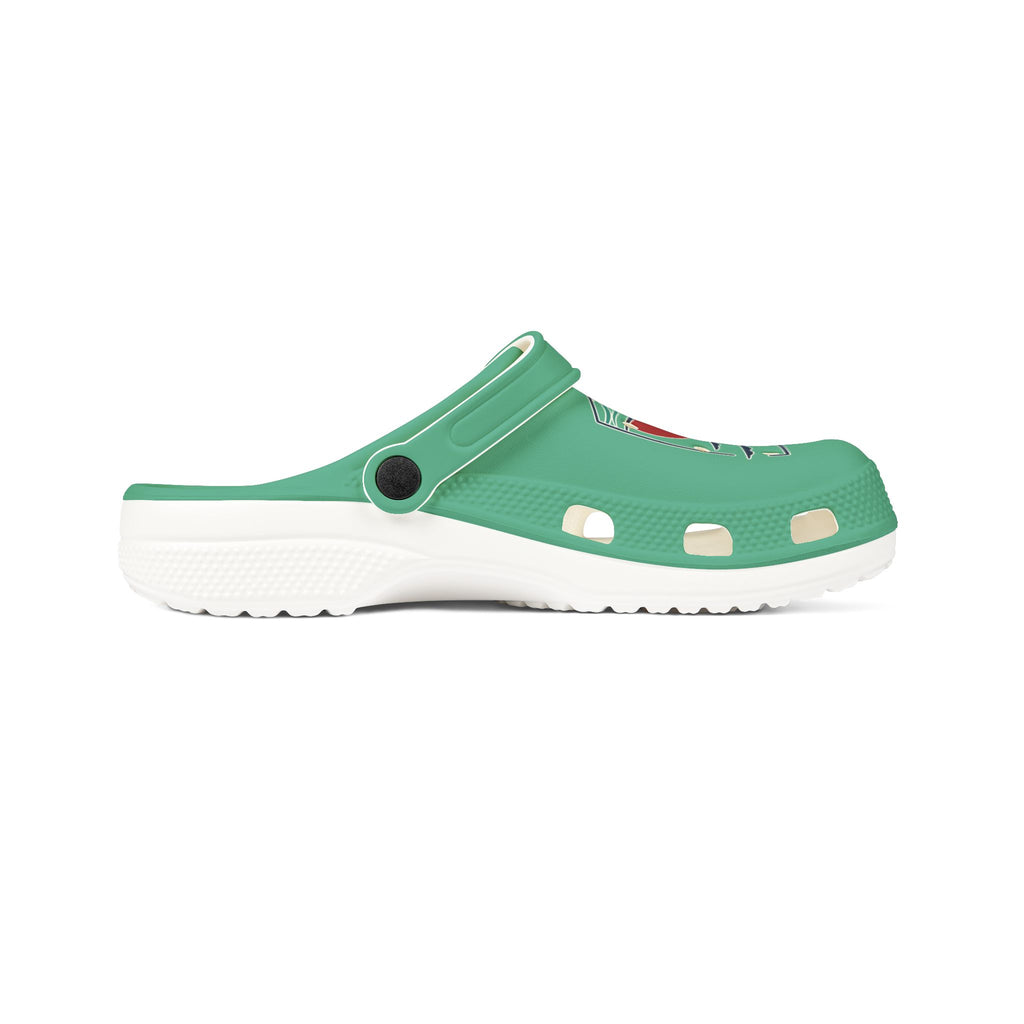 Tropical Sunset Palm Clogs | EVA Foam Shoes