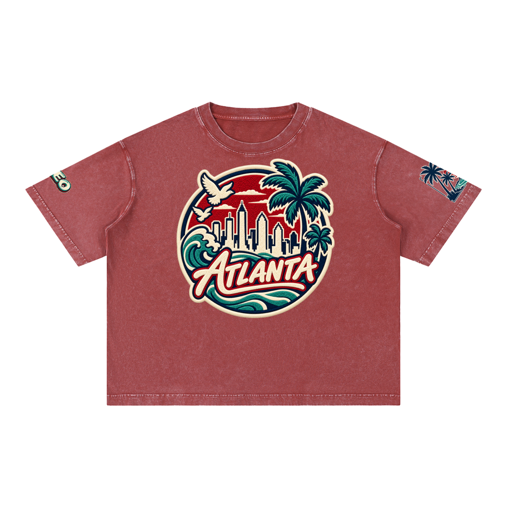 Mineral Wash Boxy Cotton T-Shirt ODMPOD