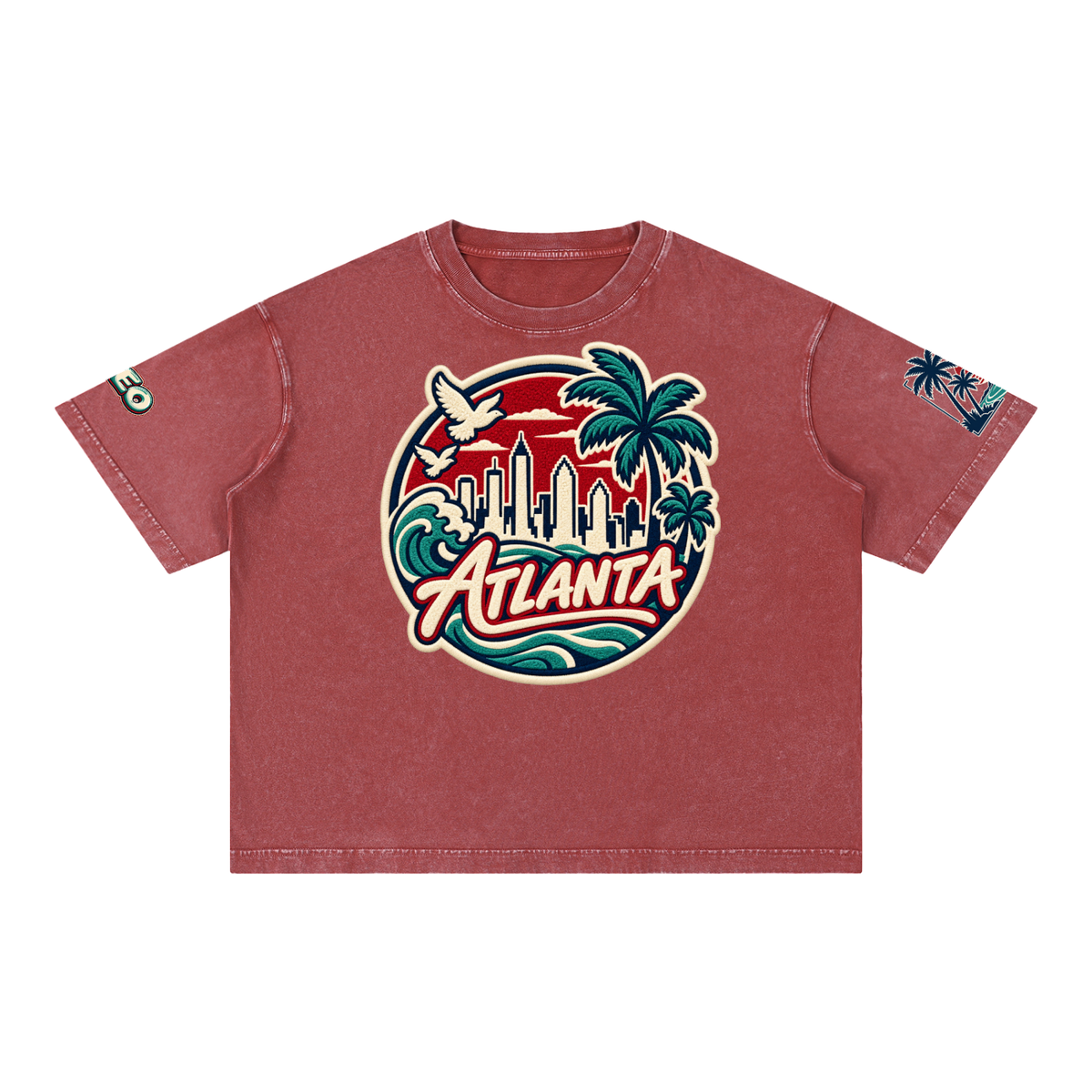 Mineral Wash Boxy Cotton T-Shirt ODMPOD
