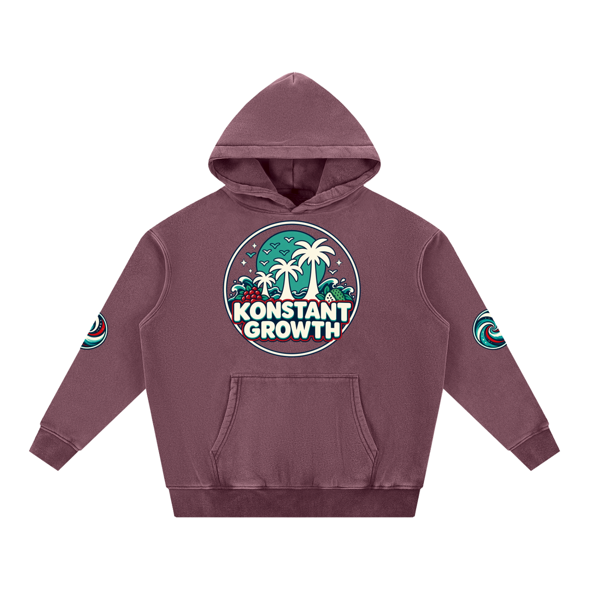 Snow Wash Fleece Oversize Hoodie ODMPOD