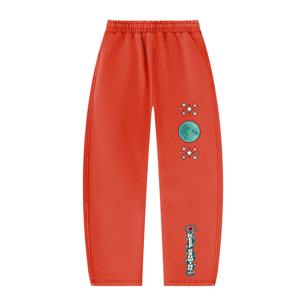 Konstant Growth Vintage — Unisex Vintage Wash Barrel Leg Fleece Sweatpants