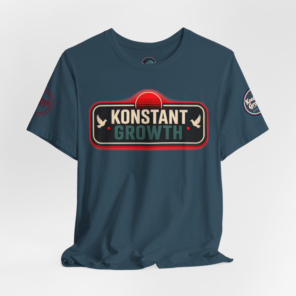 Konstant Growth Logo Tee | Joshua 1:9 Inspirational Fear Of Yahweh