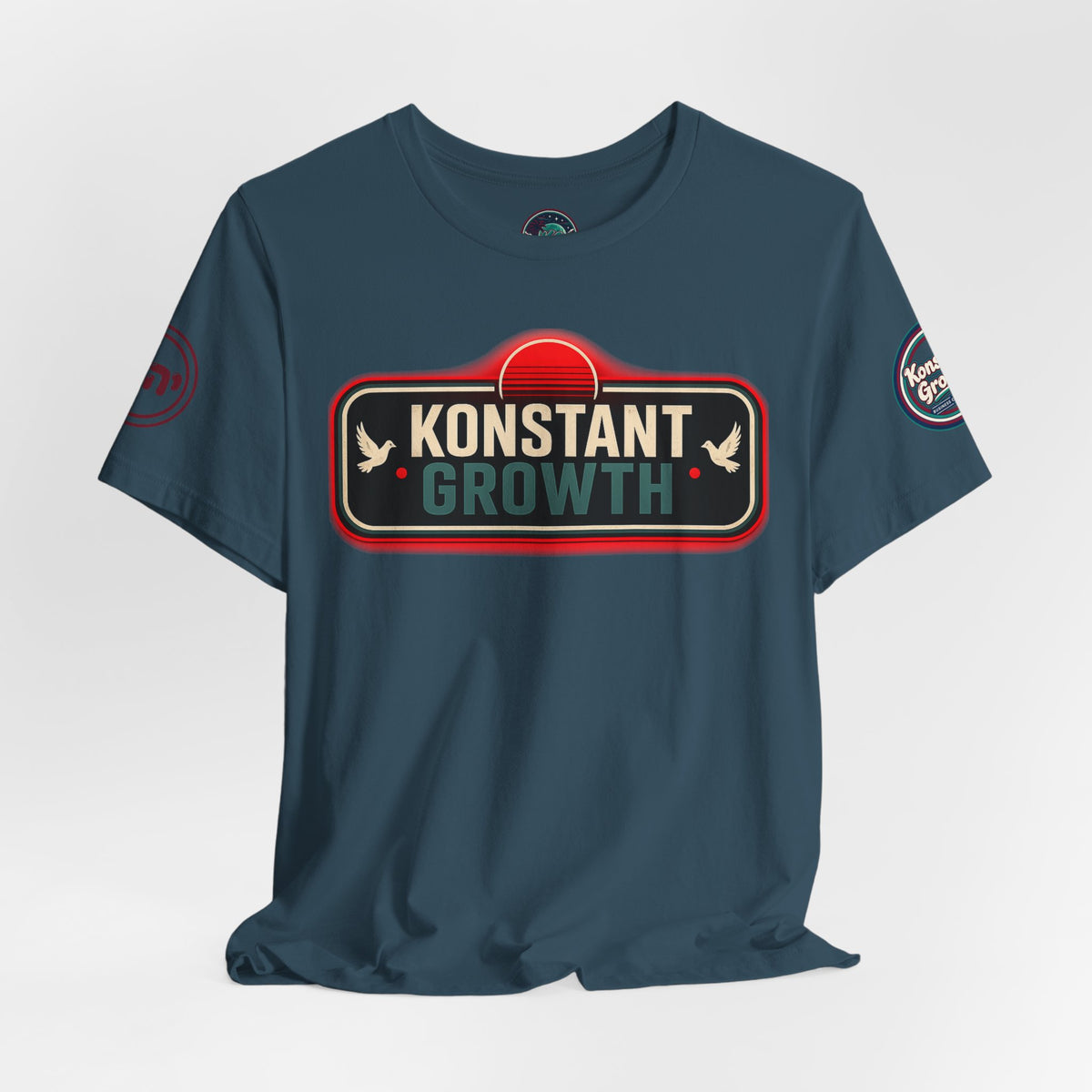 Konstant Growth Logo Tee | Joshua 1:9 Inspirational Fear Of Yahweh