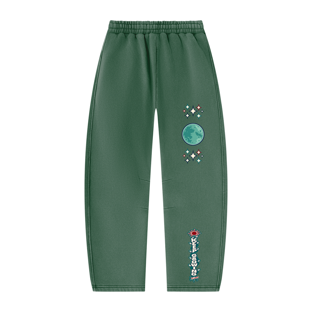 Konstant Growth Vintage — Unisex Vintage Wash Barrel Leg Fleece Sweatpants