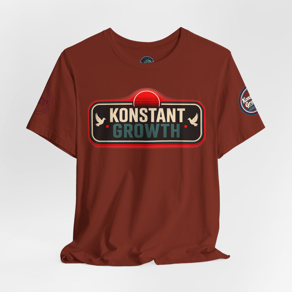 Konstant Growth Logo Tee | Joshua 1:9 Inspirational Fear Of Yahweh
