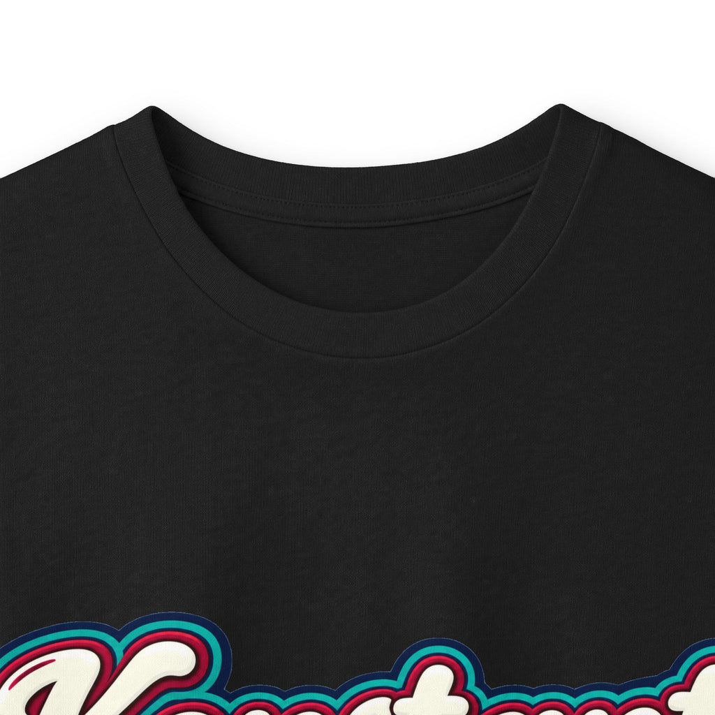 Konstant Growth Script Long Sleeve Tee | Retro Palm Sunset Beach Graphic