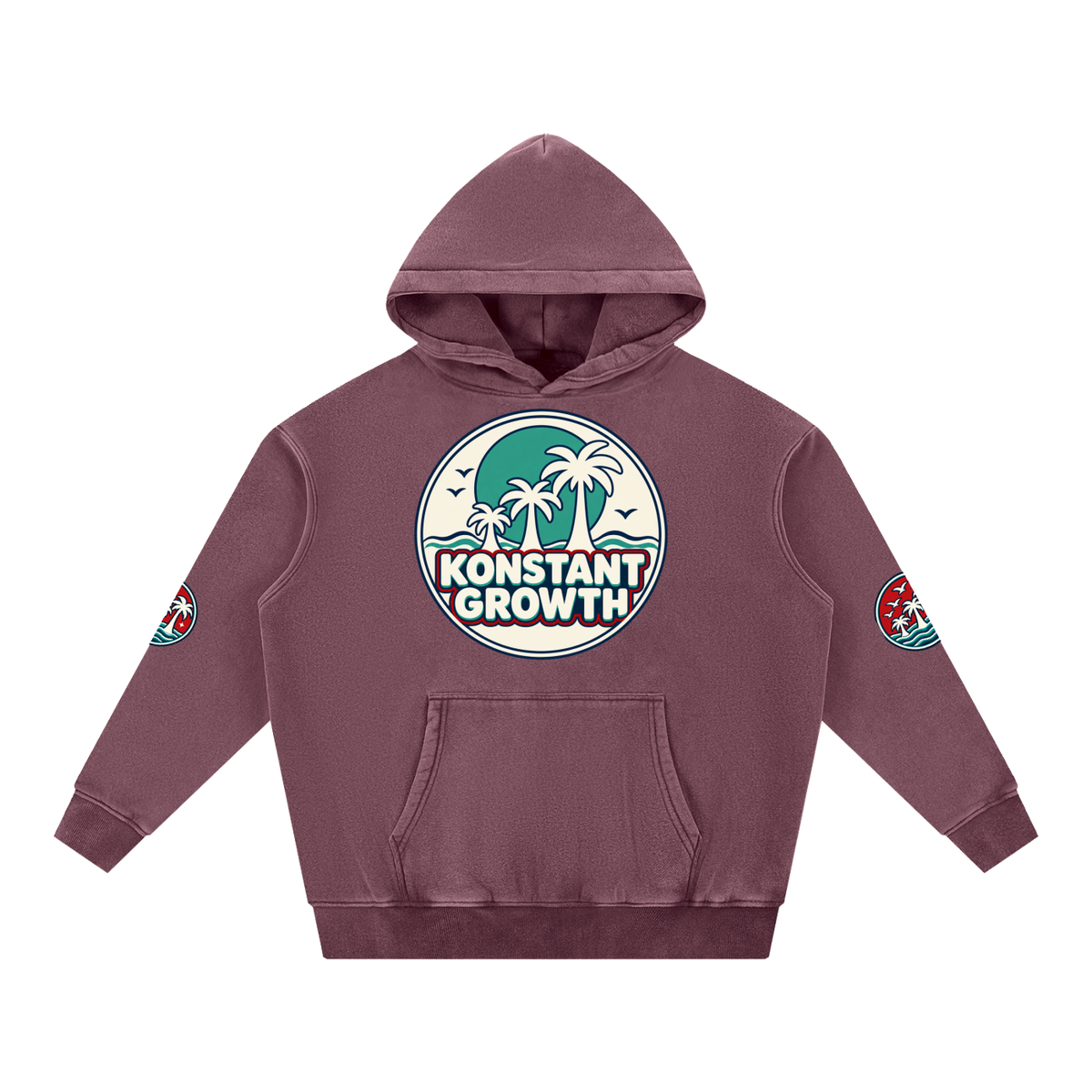 Snow Wash Fleece Oversize Hoodie ODMPOD