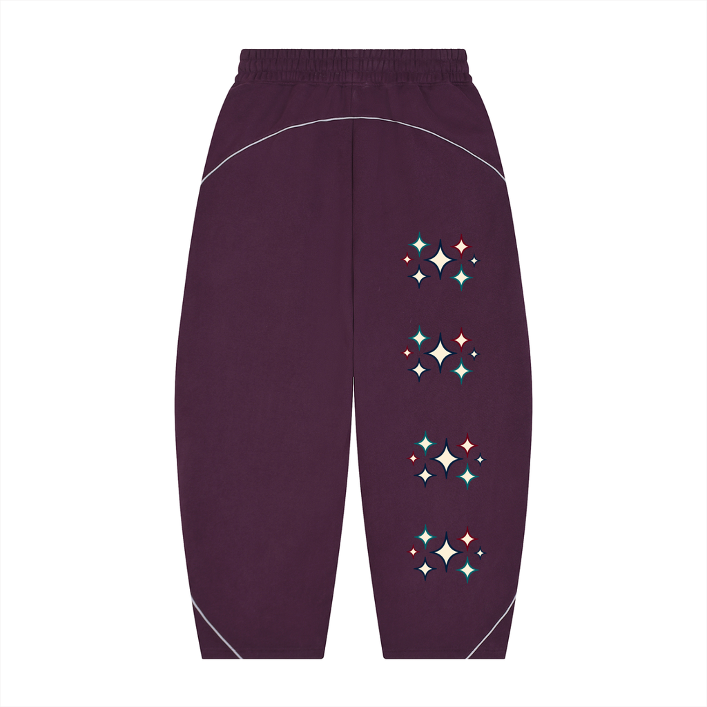 Konstant Growth Vintage — Unisex Piping Fleece Barrel Leg Sweatpants