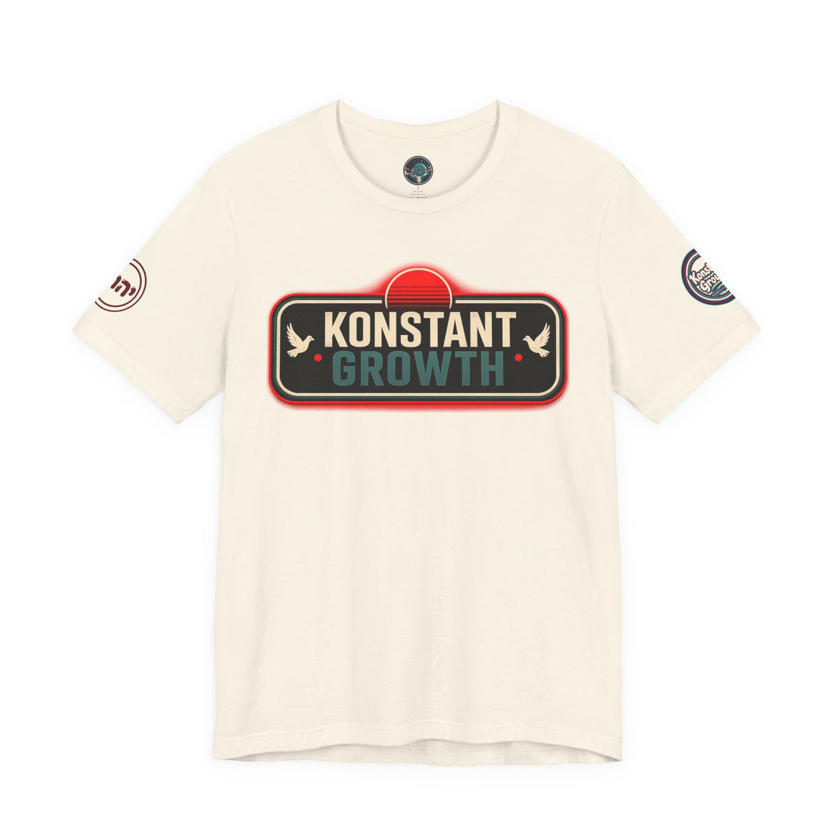 Konstant Growth Logo Tee | Joshua 1:9 Inspirational Fear Of Yahweh