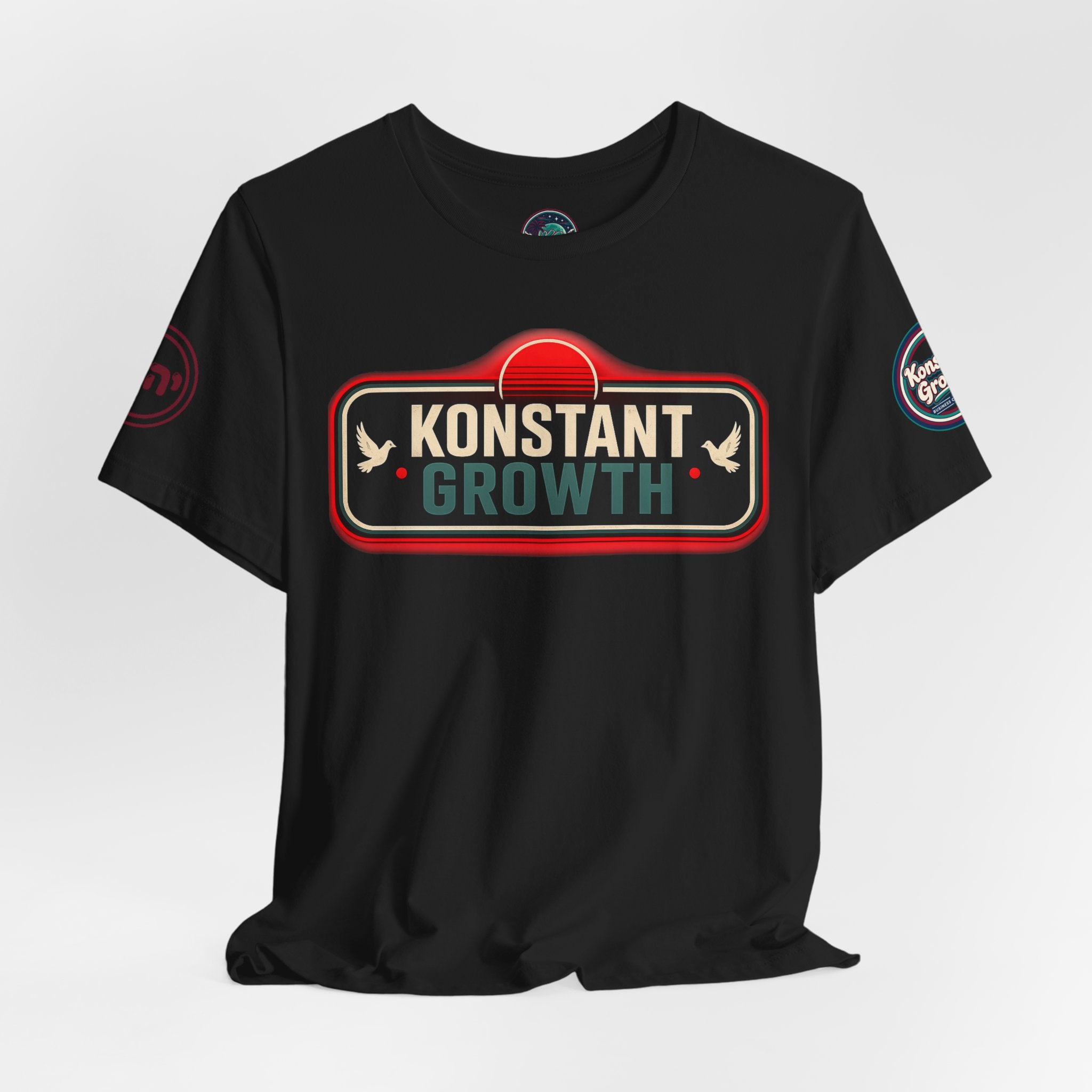 Konstant Growth Logo Tee | Joshua 1:9 Inspirational Fear Of Yahweh