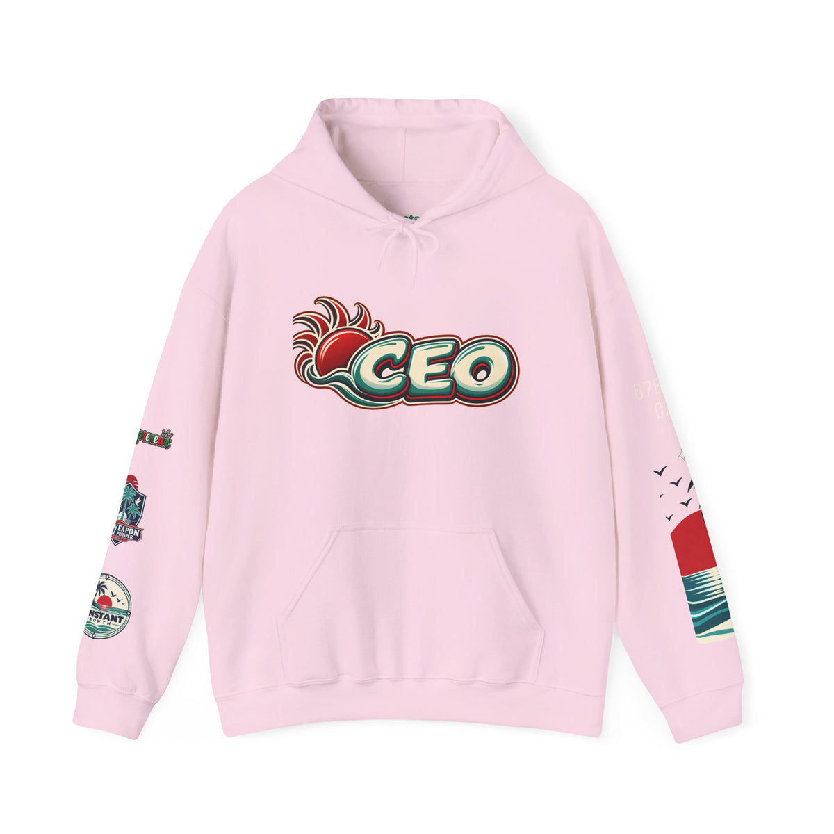 Blessed Surf Hoodie — Palm-Wave Graphic Edition I Printify