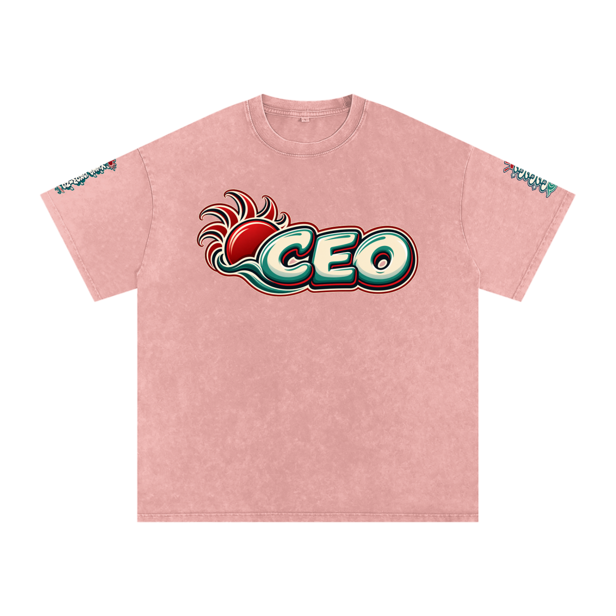 Konstant Growth Vintage — Snow-Washed Oversized Cotton Tee — Edition I ODMPOD